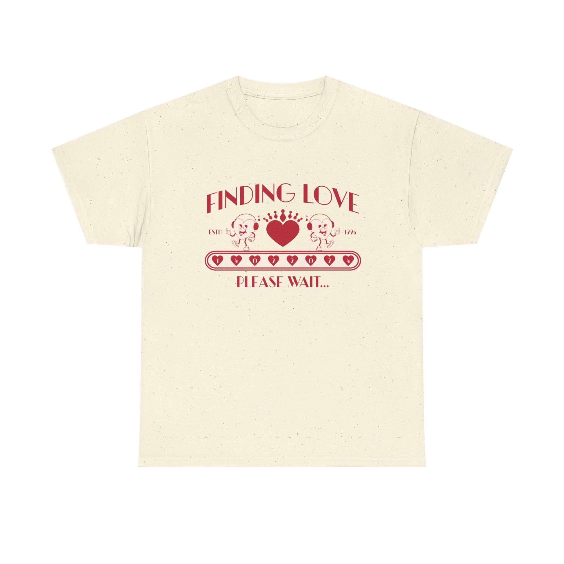 Finding Love Unisex Tee, Cute Retro, Simple Love T-Shirt