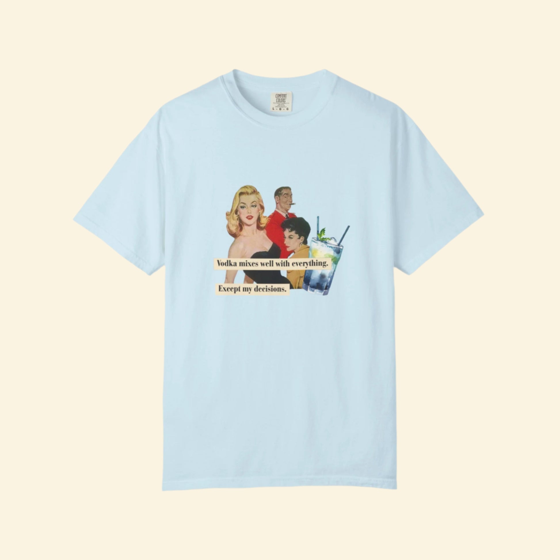 Funny Vodka Quote Unisex T-Shirt - Perfect for Parties