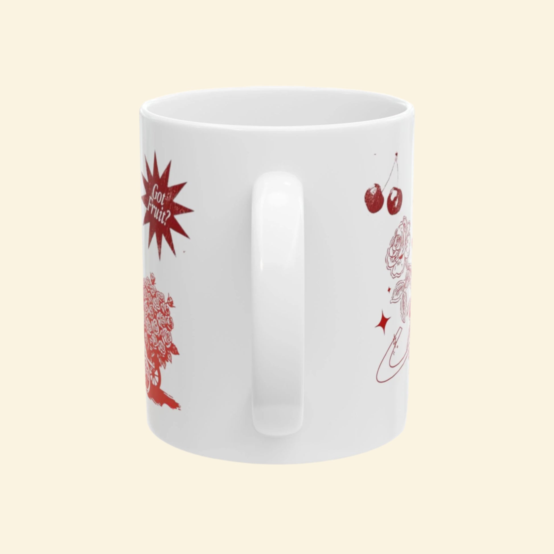 Trust The Seeds Ceramic Mug for Gardeners, 11oz, Vintage Home Decor