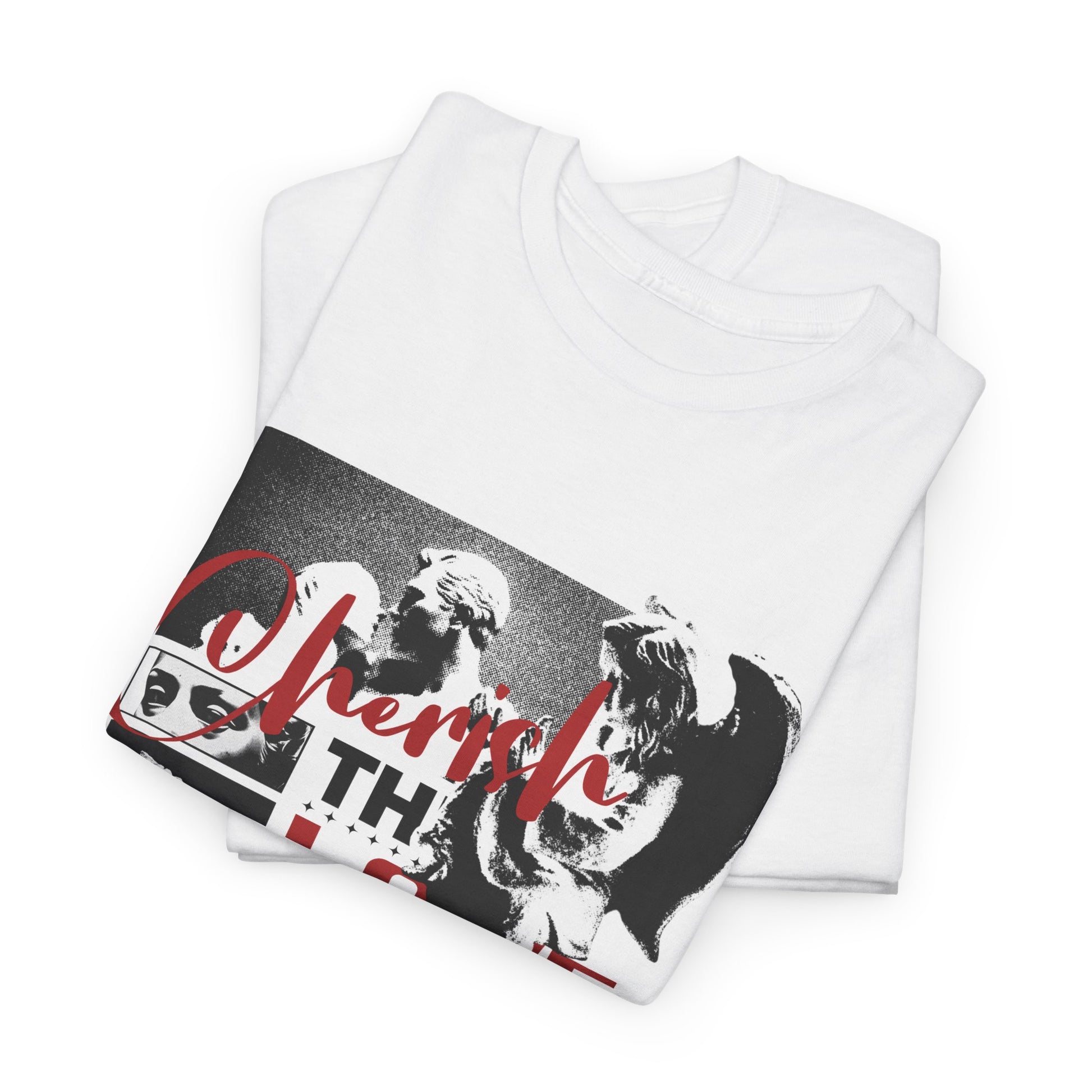 Dream the Love Unisex Heavy Cotton Tee | Retro Graphic Tee