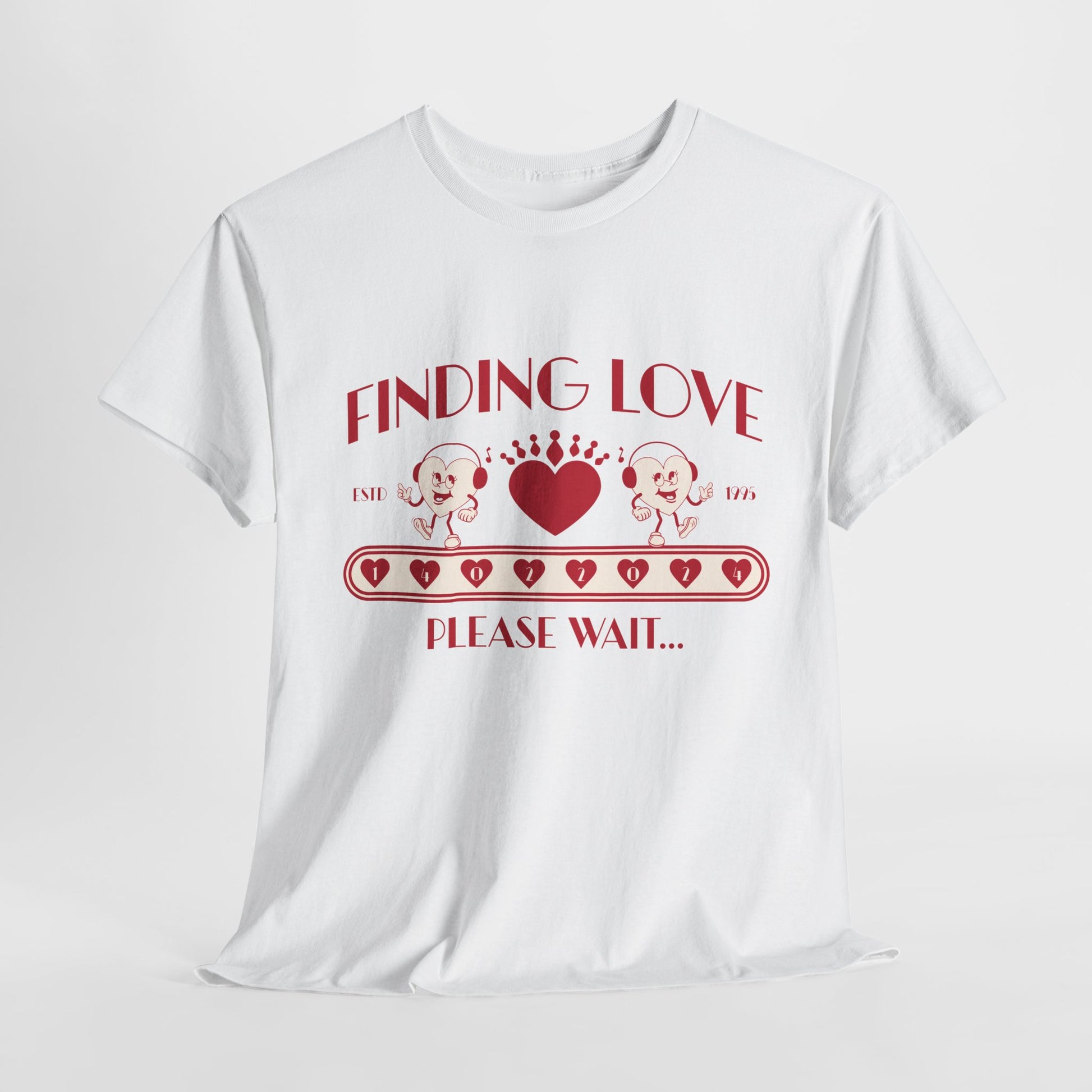 Finding Love Unisex Tee, Cute Retro, Simple Love T-Shirt