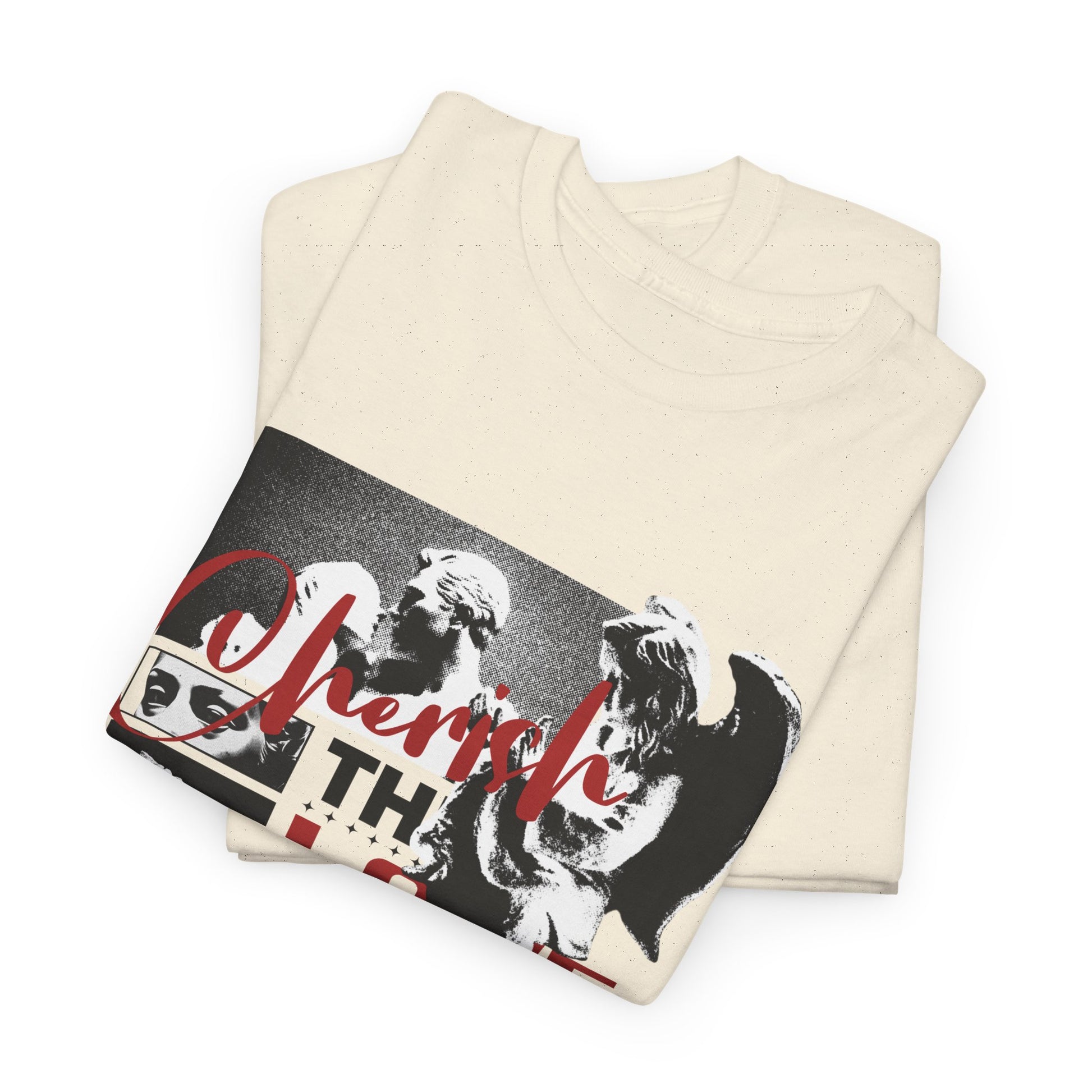Dream the Love Unisex Heavy Cotton Tee | Retro Graphic Tee