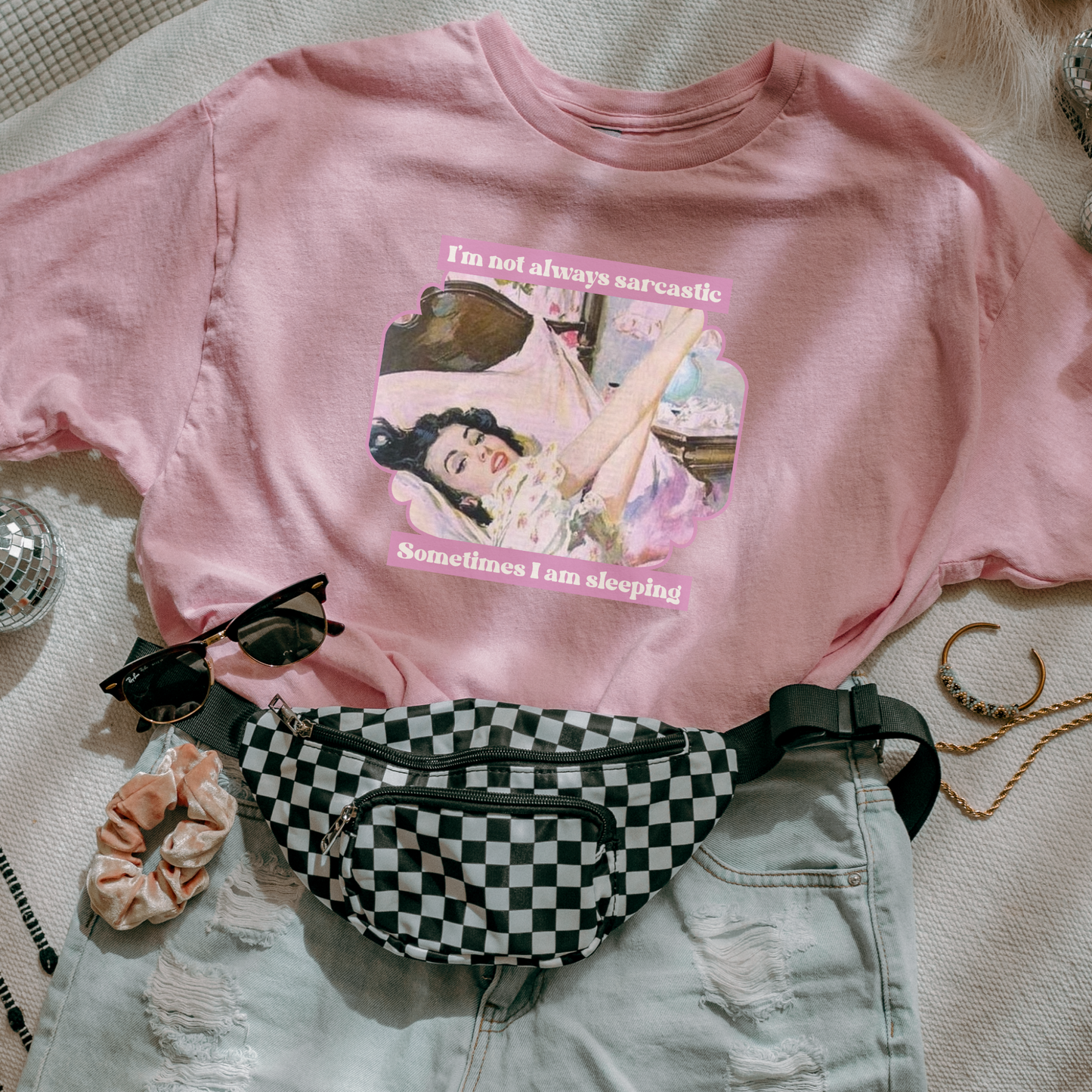 Sarcastic Sleepy Unisex T-Shirt - Perfect for Casual Days & Relaxing Moments