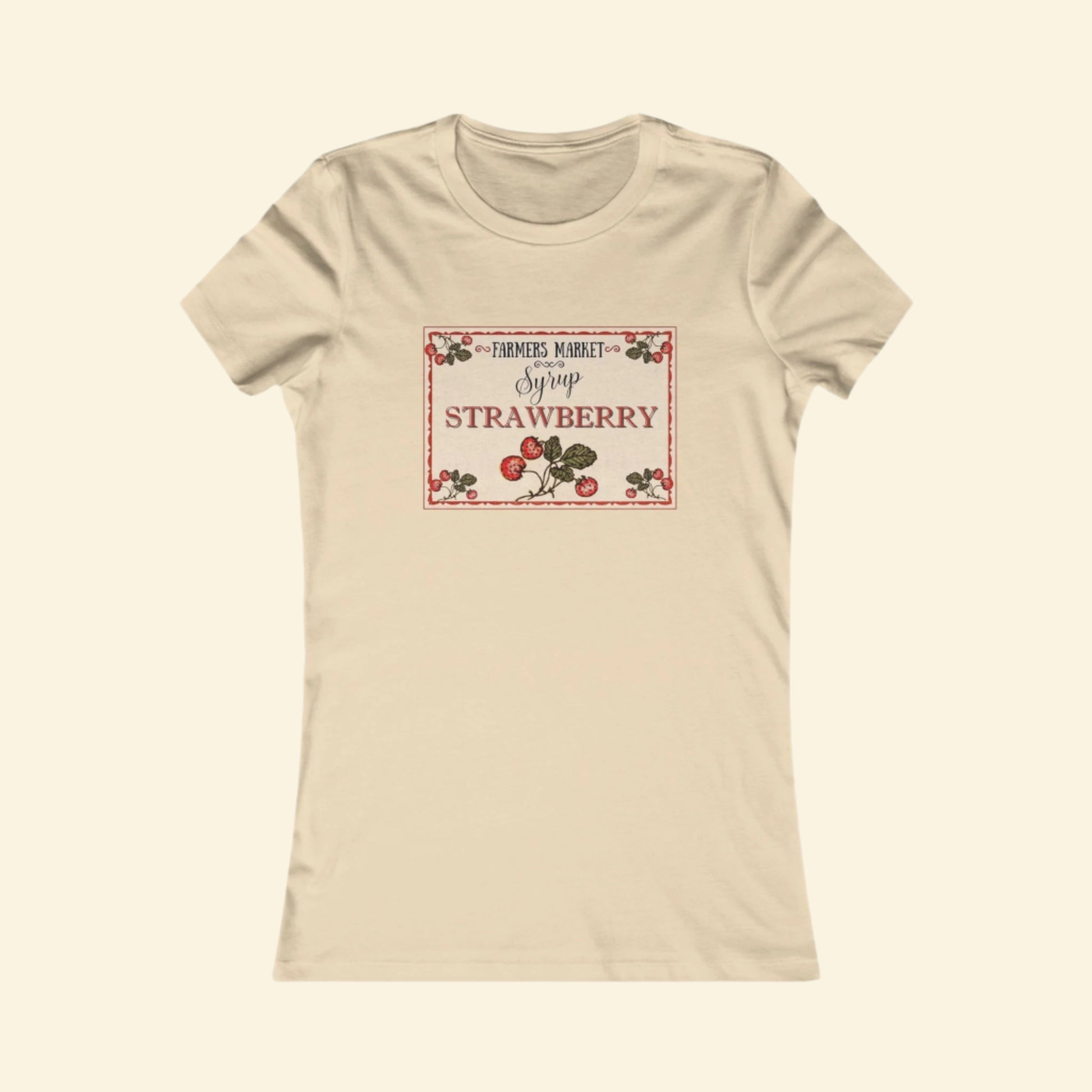 Farmers Market Strawberry Graphic Tee