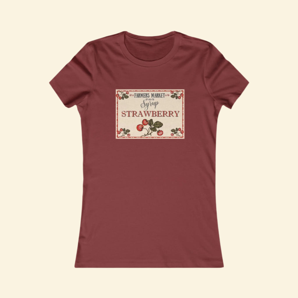 Farmers Market Strawberry Graphic Tee