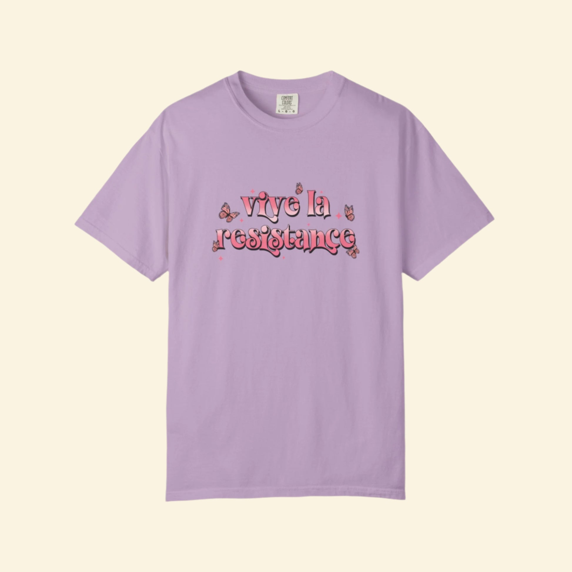 Vive La Resistance Unisex Garment-Dyed T-Shirt