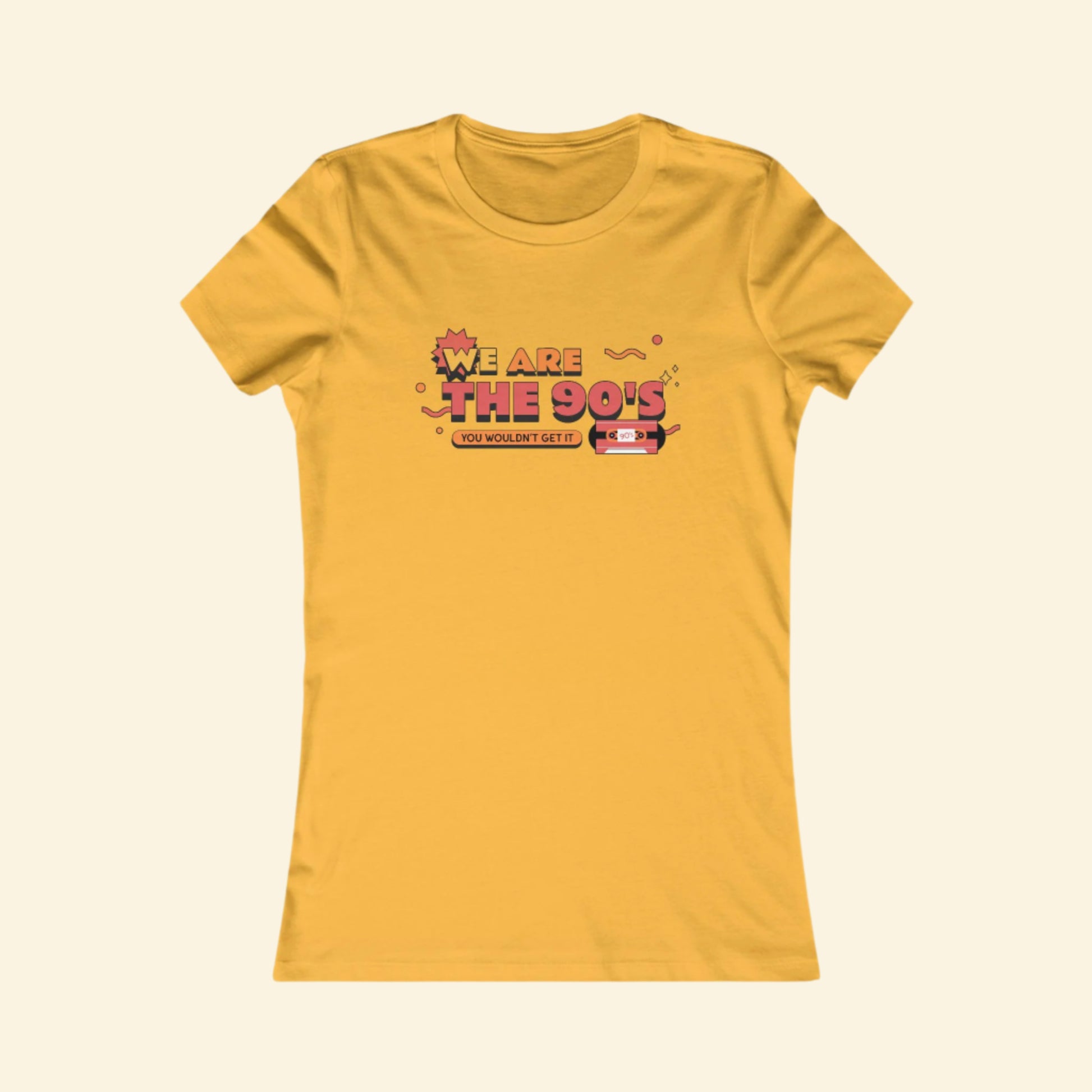90s Nostalgia Women's Favorite Tee - Retro Graphic T-Shirt