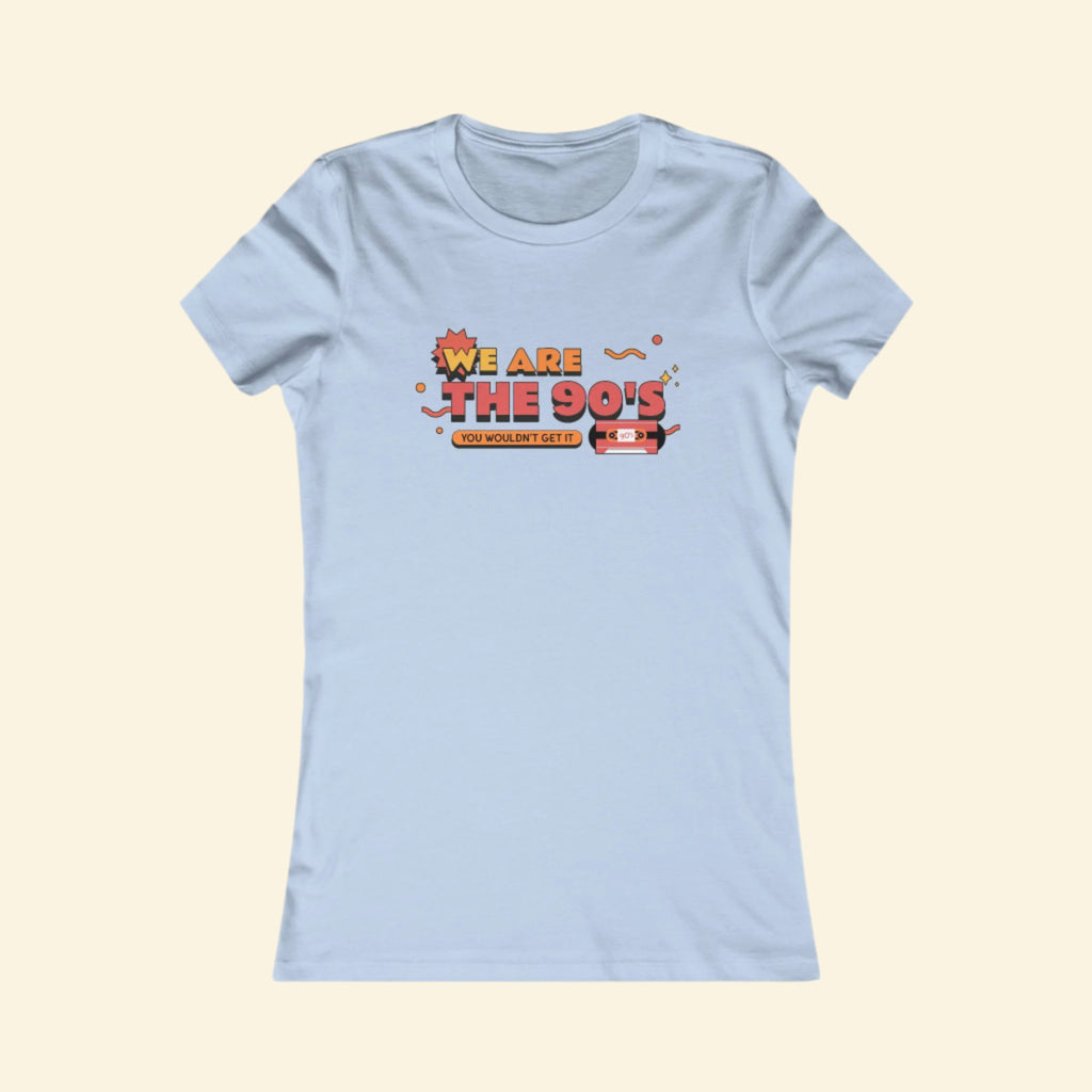 90s Nostalgia Women's Favorite Tee - Retro Graphic T-Shirt