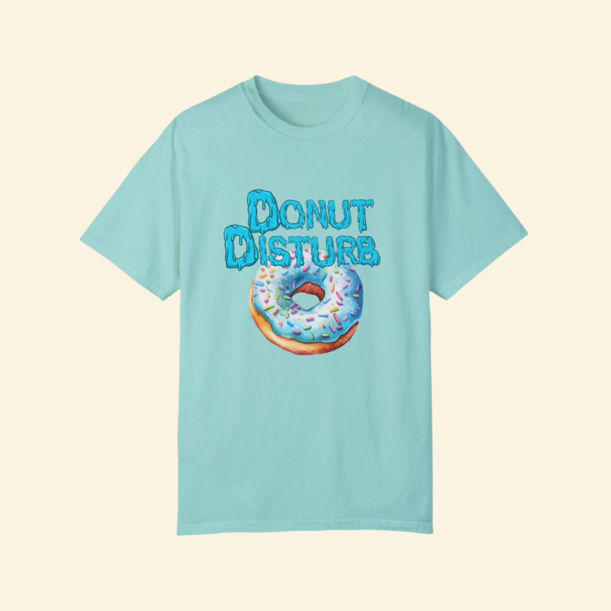 Donut Disturb Unisex Garment-Dyed T-Shirt - Fun & Quirky Tee for Donut Lovers