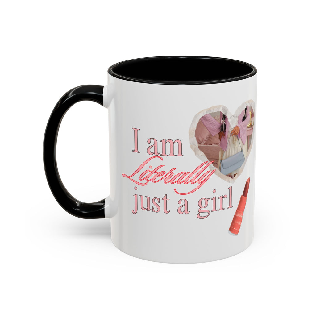 Stylish Pink Bow Accent Coffee Mug - Perfect Gift for Girly Vibes