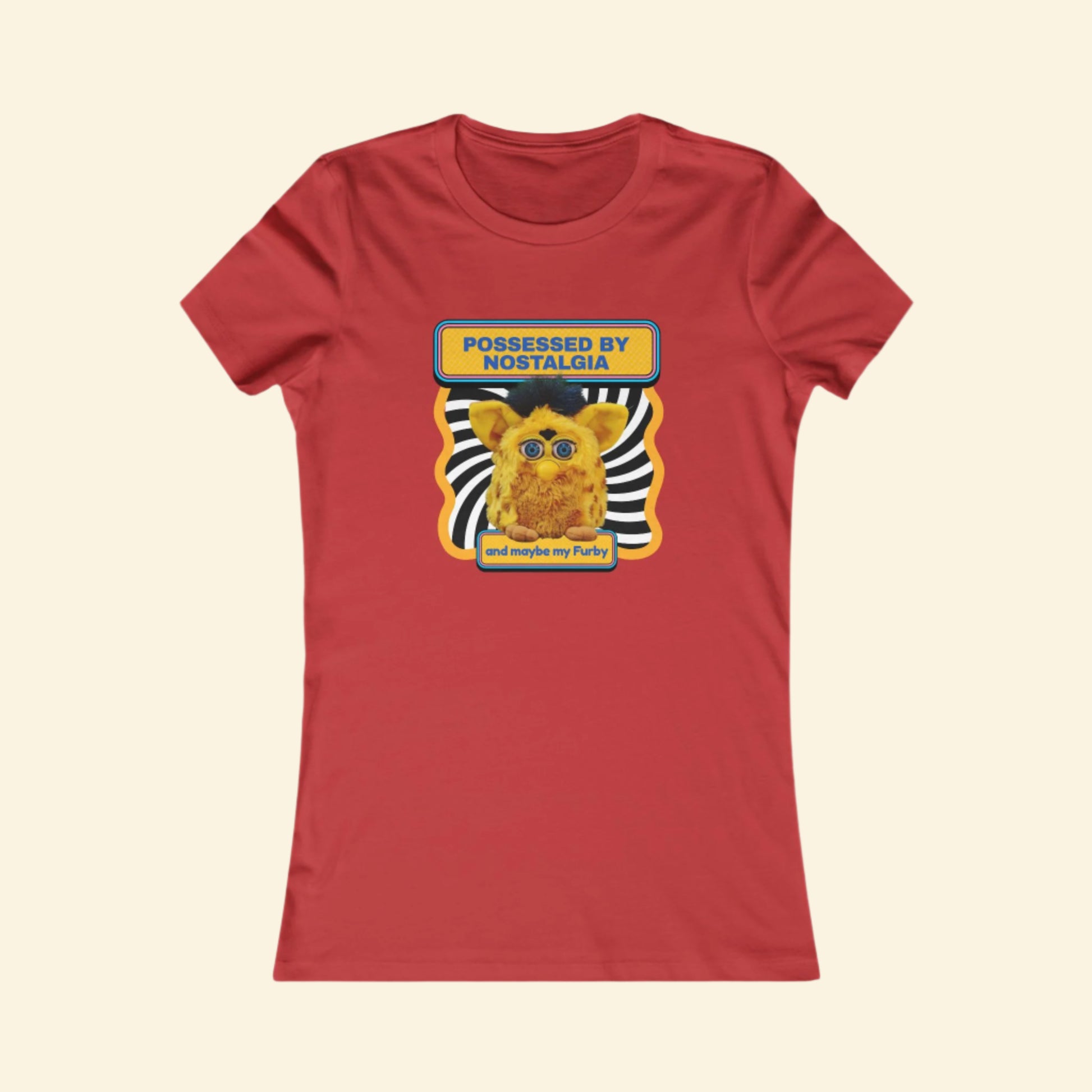 Nostalgic Women's Favorite Tee - 'Possessed by Nostalgia' Graphic Shirt