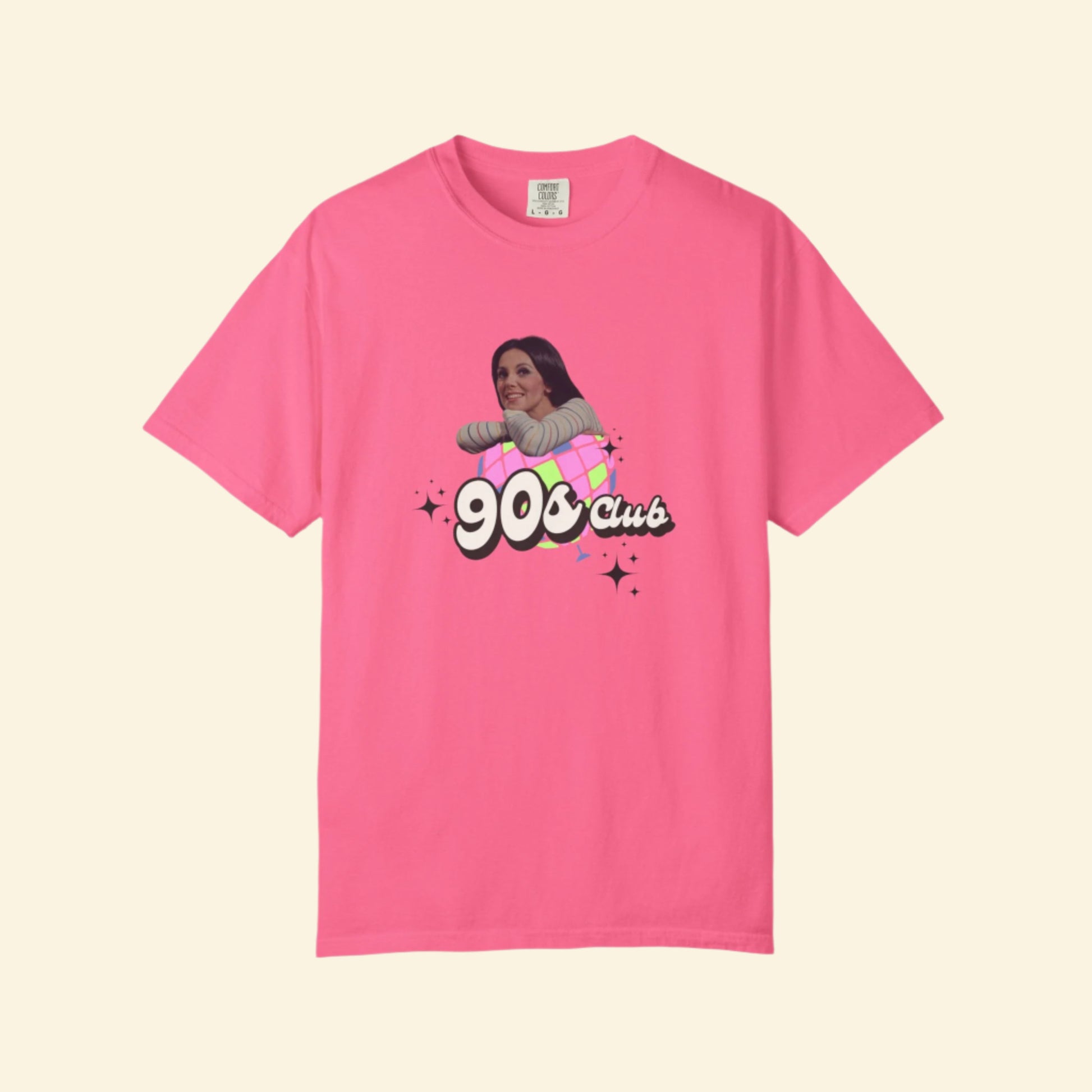 90s Club Unisex Garment-Dyed T-Shirt - Retro Vibe Tee for Nostalgic Fans