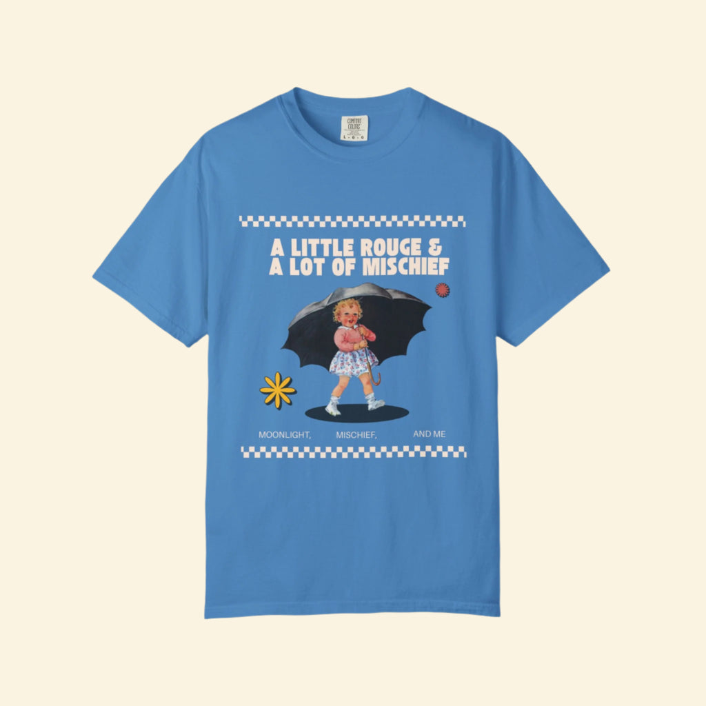 Whimsical Mischief T-Shirt, Vintage Unisex Graphic Tee,