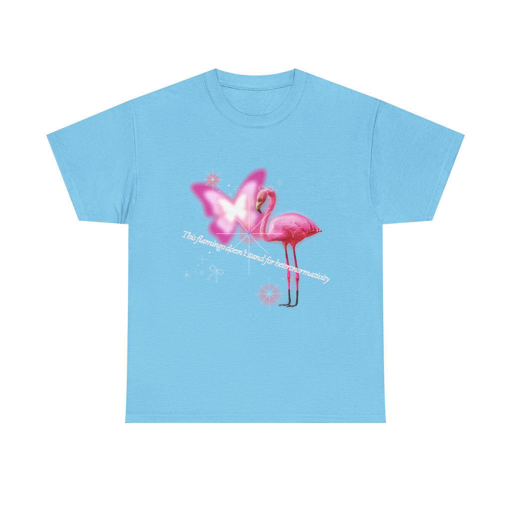 Pink Flamboyant Flamingo, LGBTQ+ Empowering Soft Unisex T-Shirt