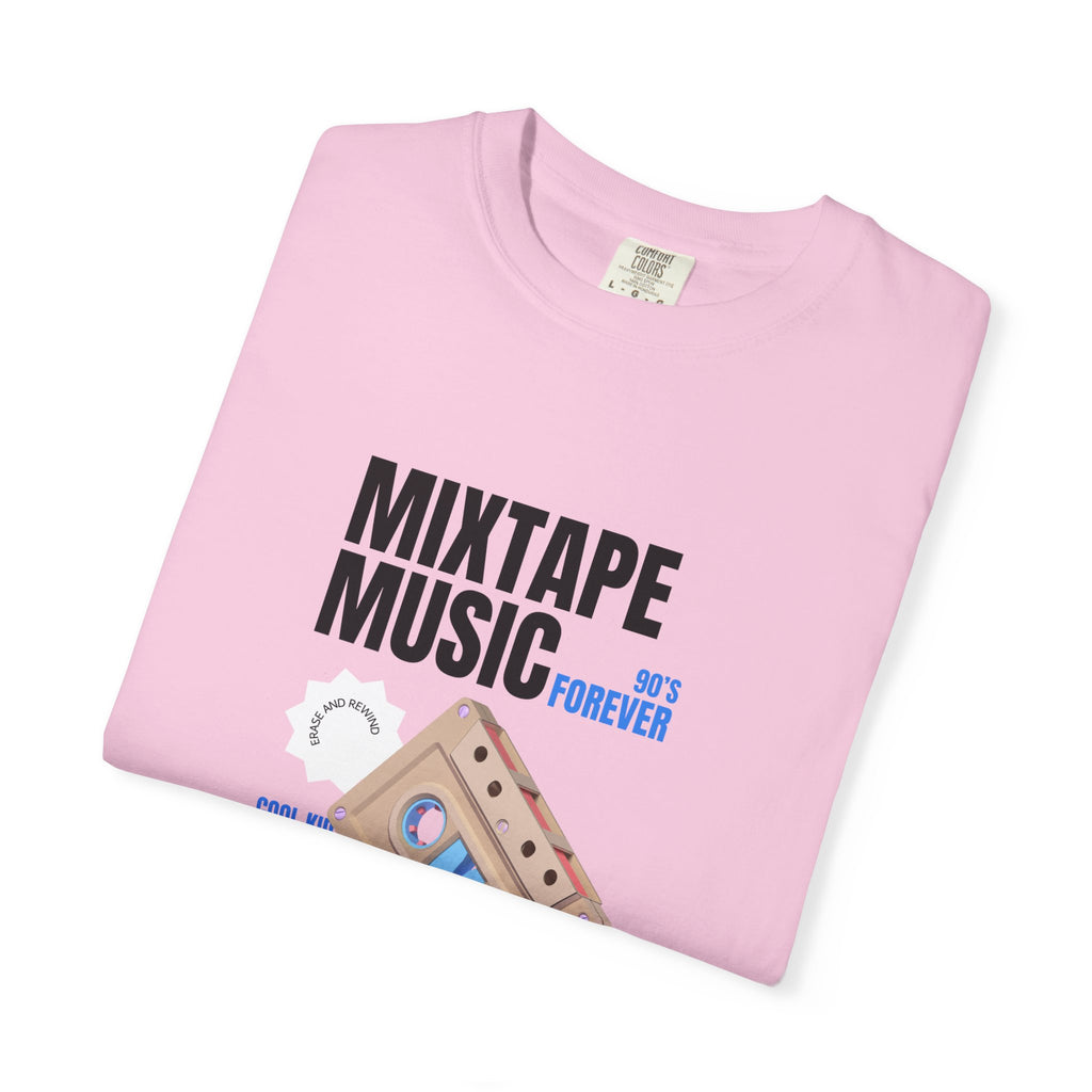 90's Mixtape Music Unisex Garment-Dyed T-Shirt - Retro Style Tee