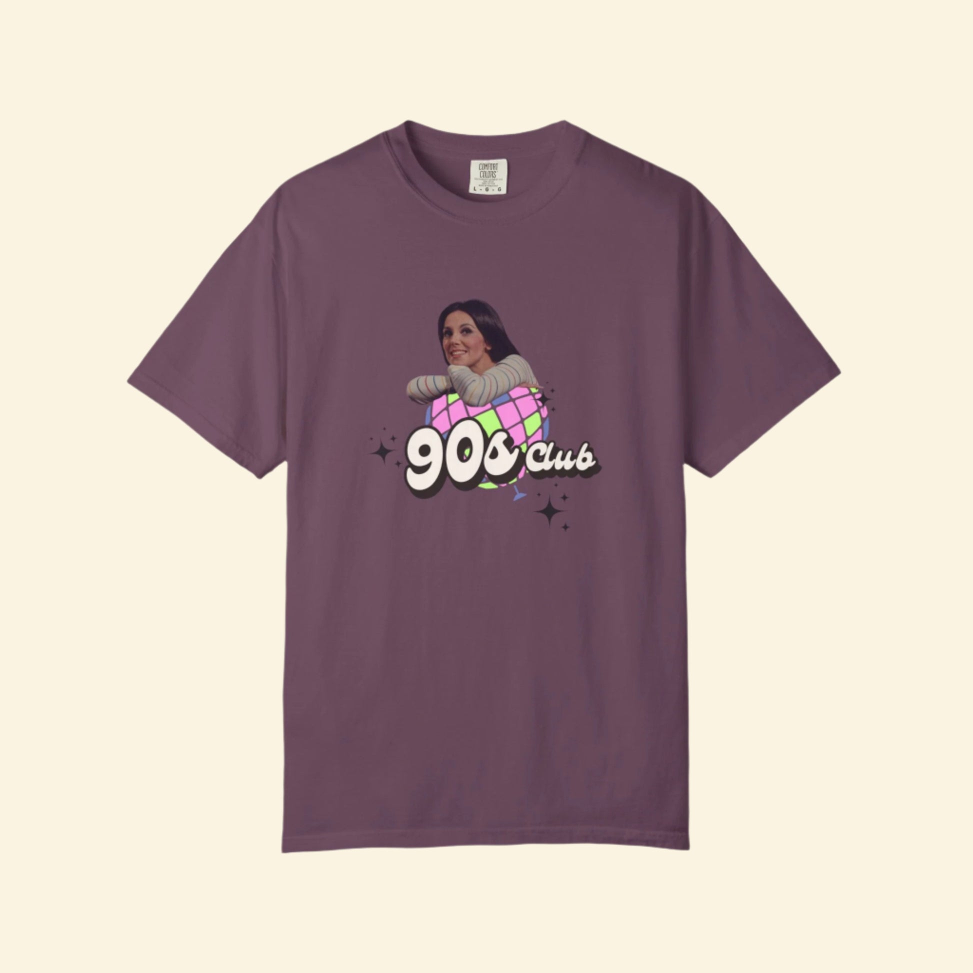 90s Club Unisex Garment-Dyed T-Shirt - Retro Vibe Tee for Nostalgic Fans