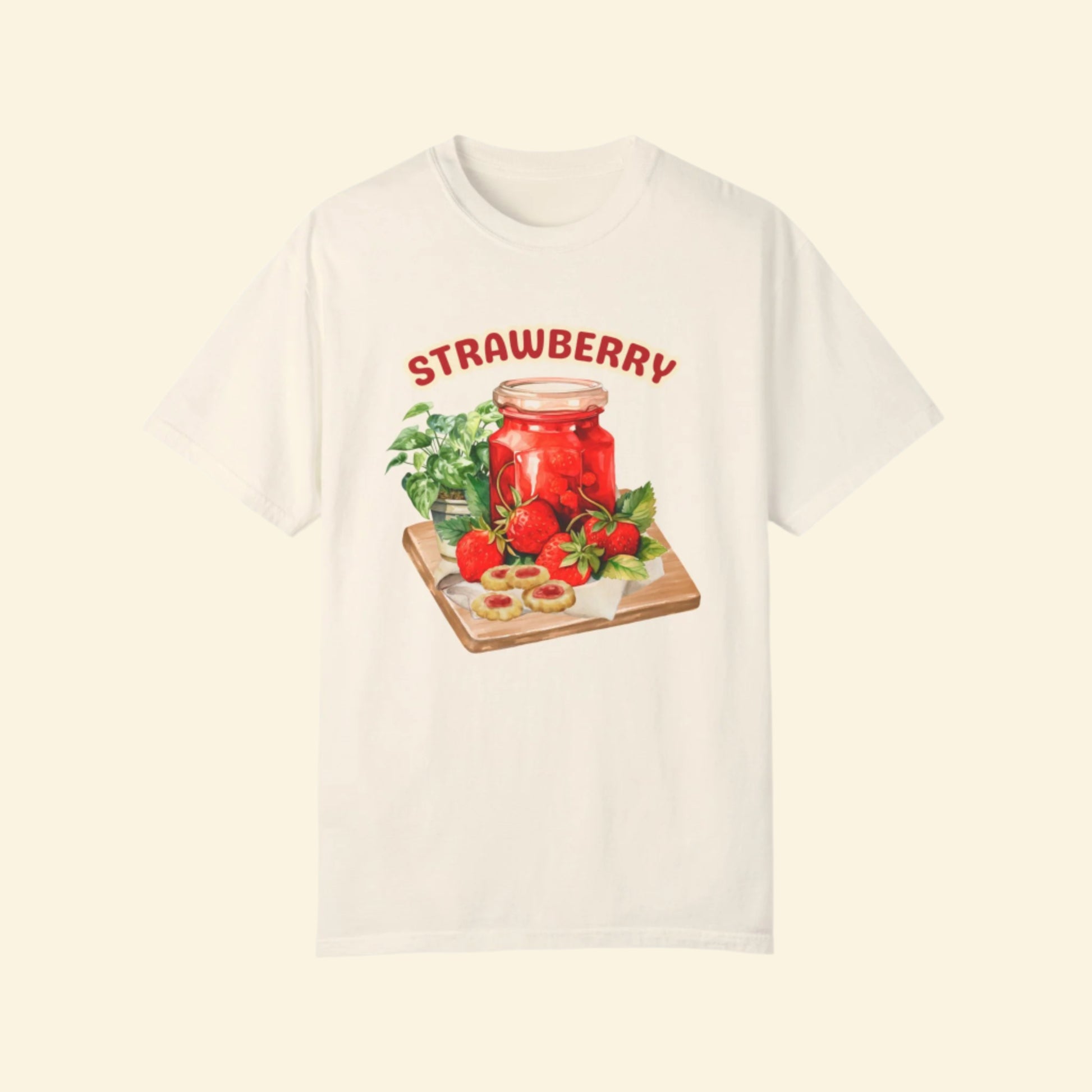 Strawberry Garden Unisex T-Shirt - Vintage Fruit Design