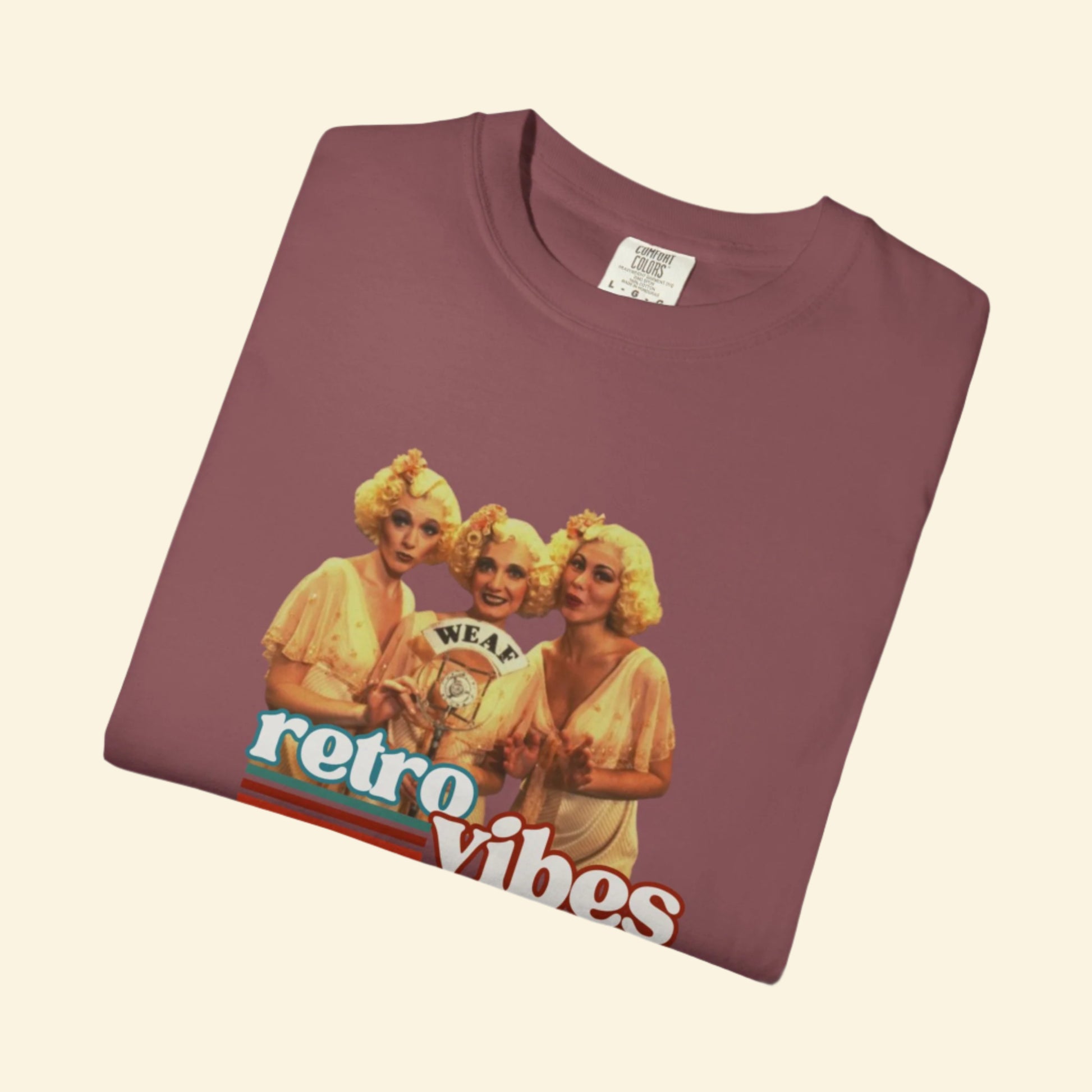 Retro Vibes Unisex Garment-Dyed T-Shirt-Feminism Graphic Tee