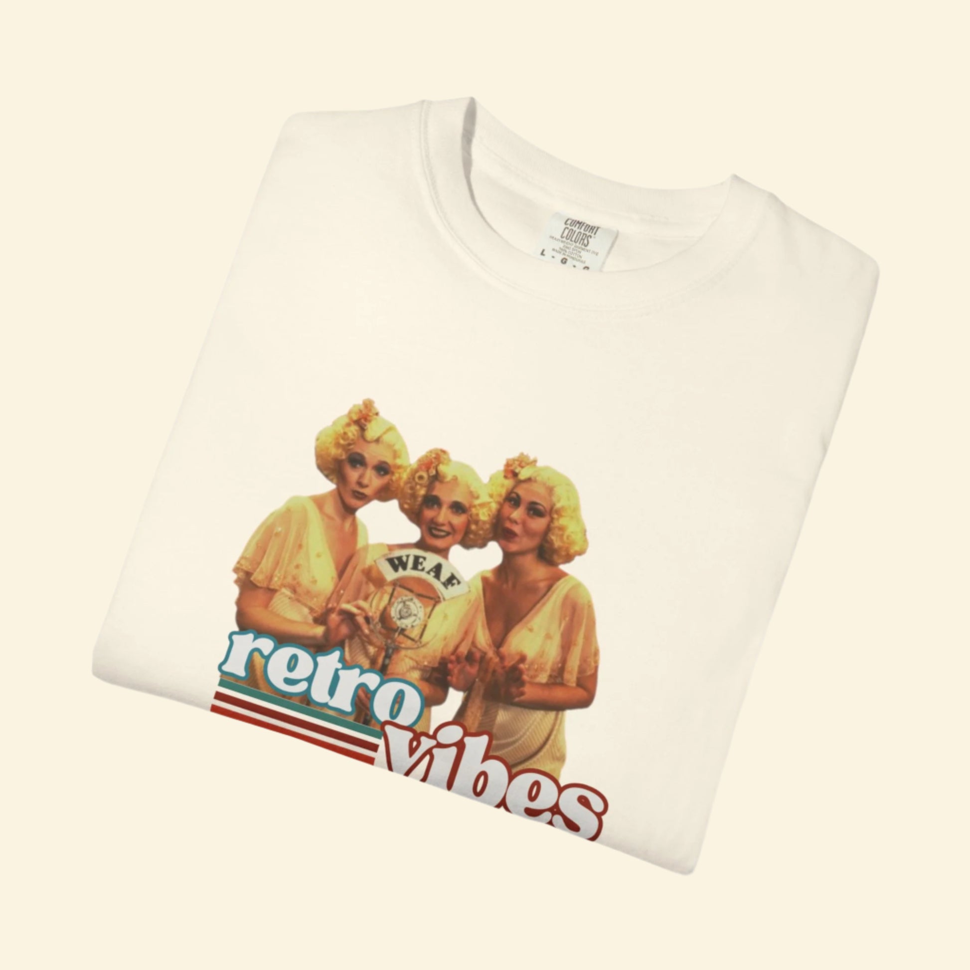 Retro Vibes Unisex Garment-Dyed T-Shirt-Feminism Graphic Tee