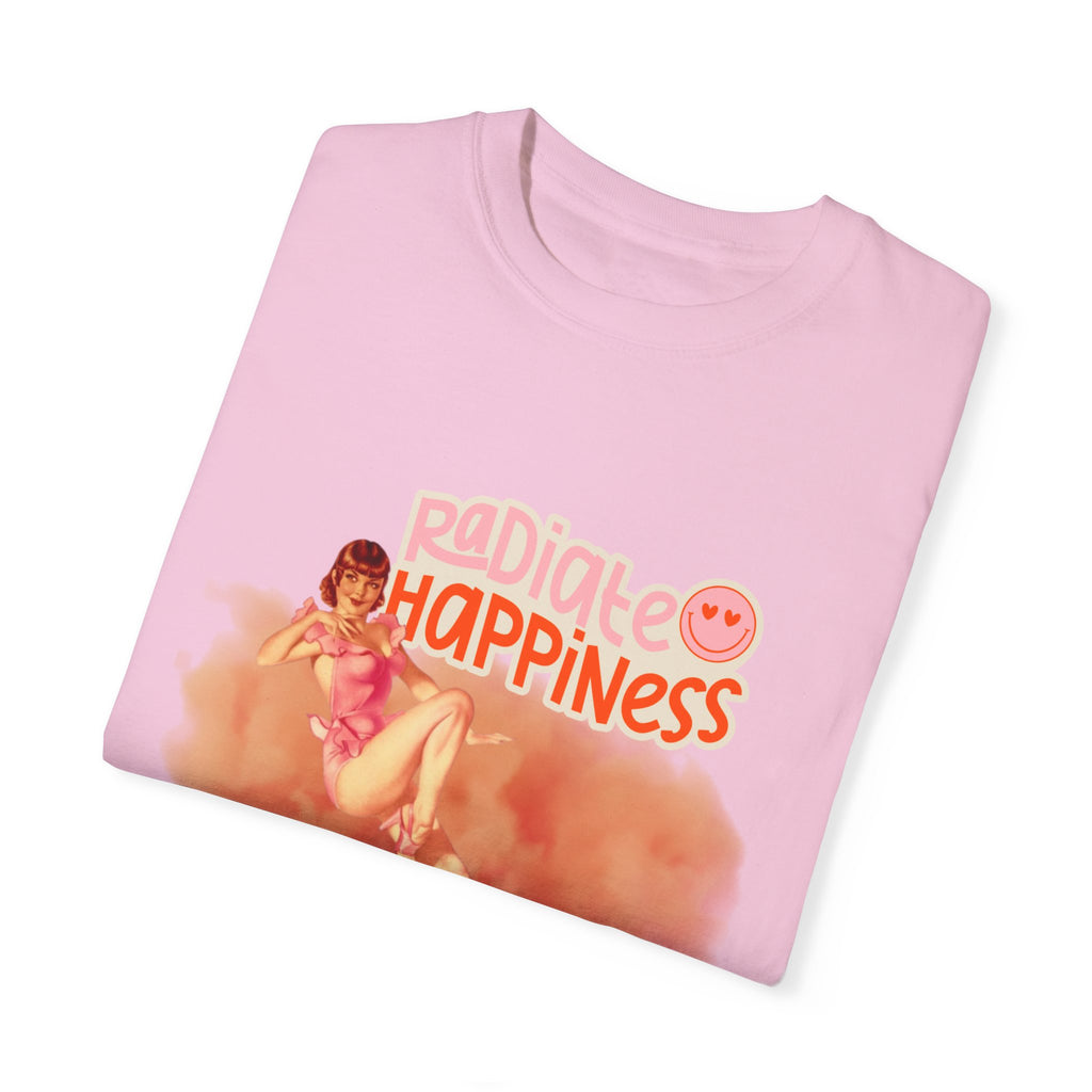 Radiate Happiness Unisex Garment-Dyed T-Shirt
