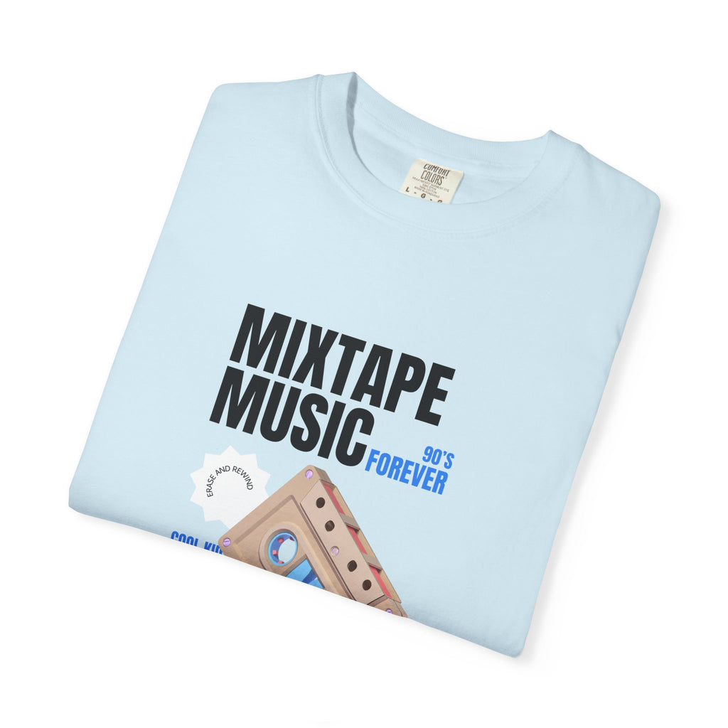 90's Mixtape Music Unisex Garment-Dyed T-Shirt - Retro Style Tee