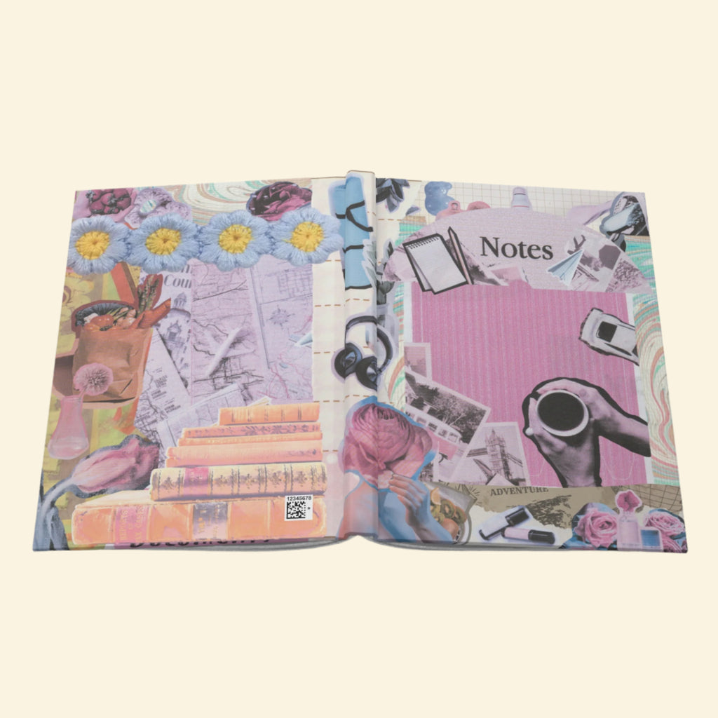 Artistic Hardcover Journal for Creative Minds - Perfect for Notes, Sketches, and Journaling
