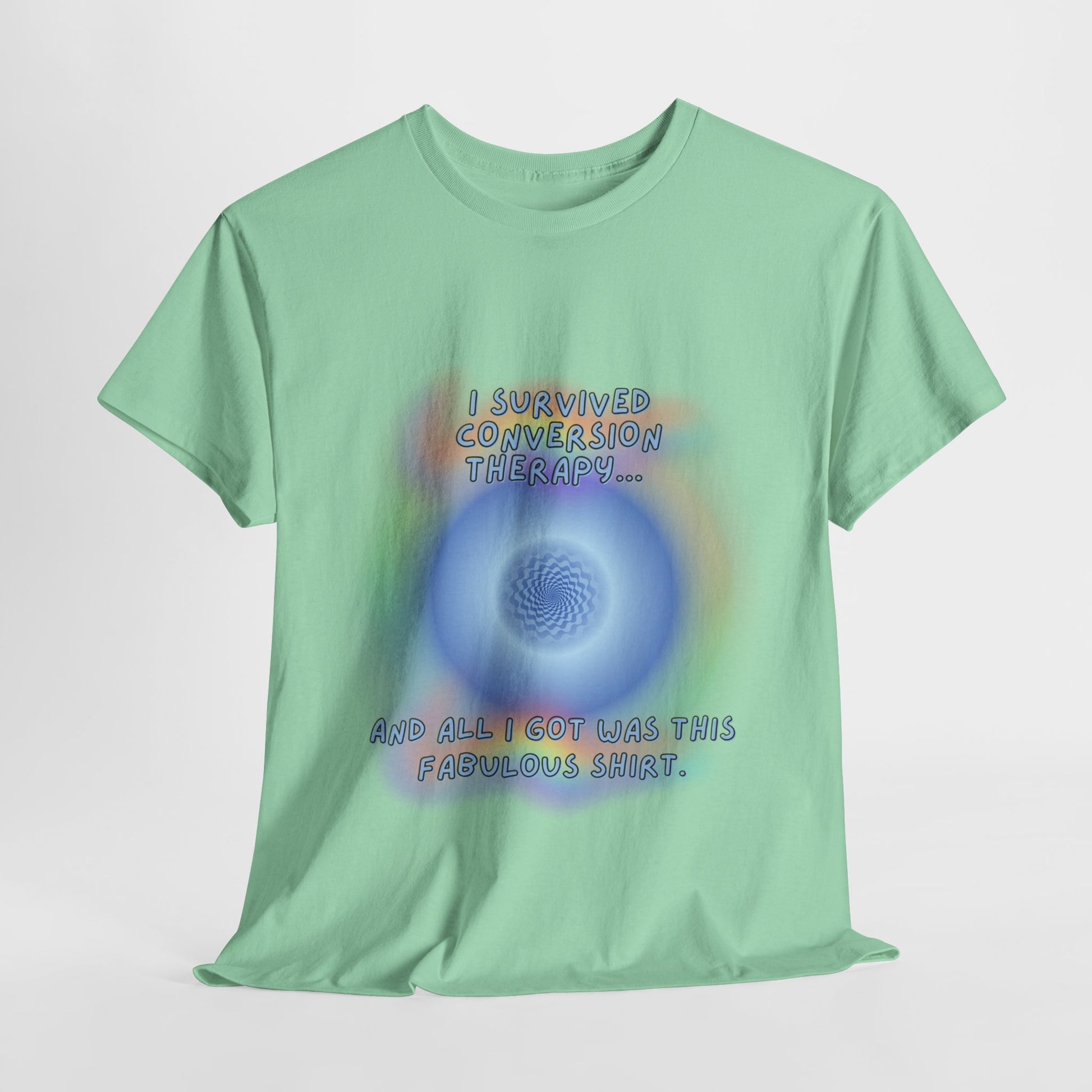 I Survived Conversion Therapy, Humor LGBTQ Graphic T-Shirt