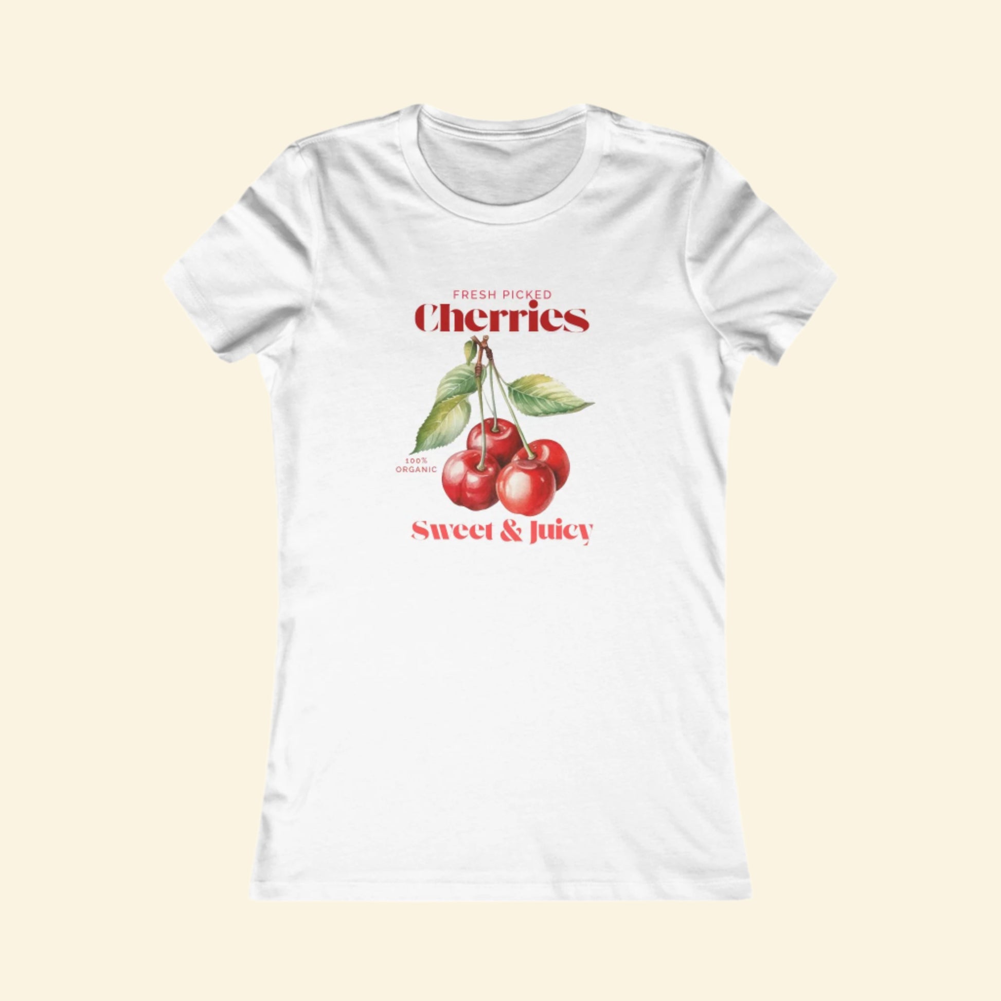 Cherries Sweet & Juicy Tee, Vintage Summer Vibes Shirt