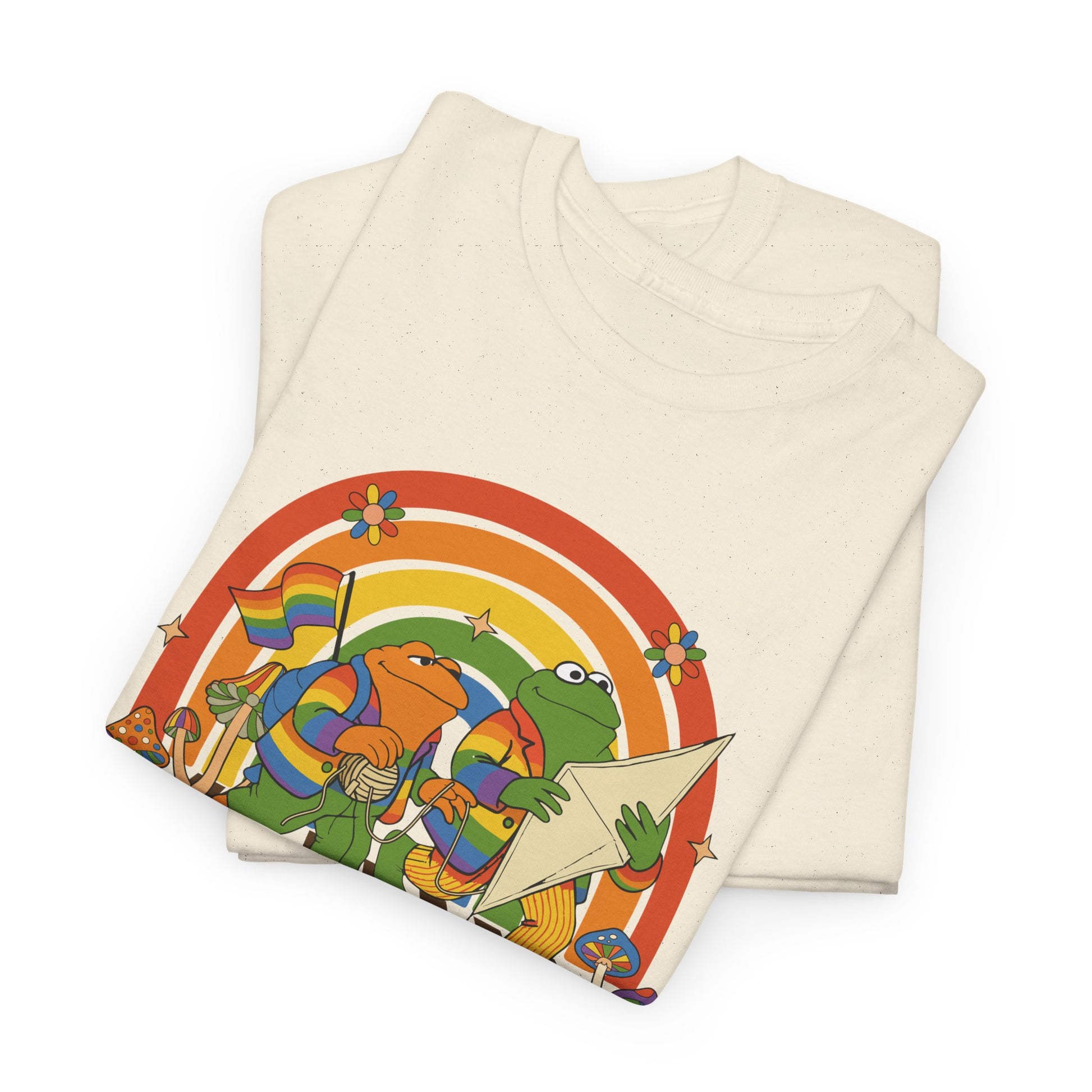 Unisex Gay Rights Tee, Frog and Toad Pride Shirt, LGBTQ+ Statement