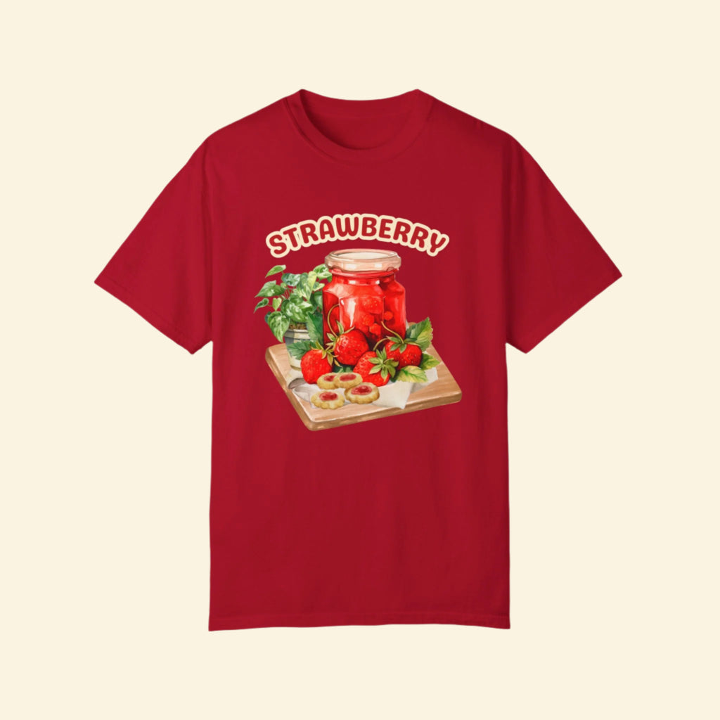 Strawberry Garden Unisex T-Shirt - Vintage Fruit Design