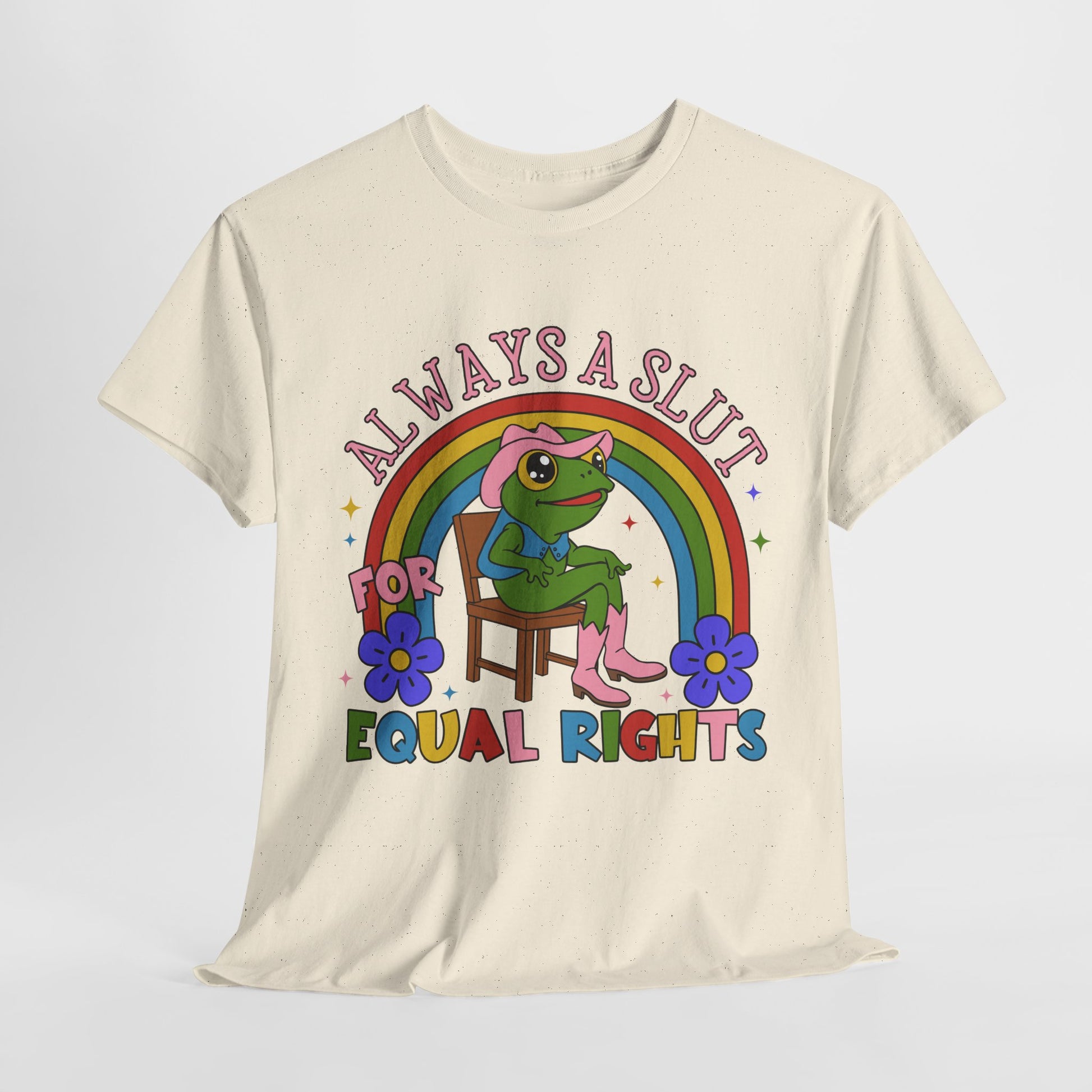 Pride Statement Tee, Gender Equality Shirt, LGBTQ+ Apparel, Unisex Heavy Cotton Tee