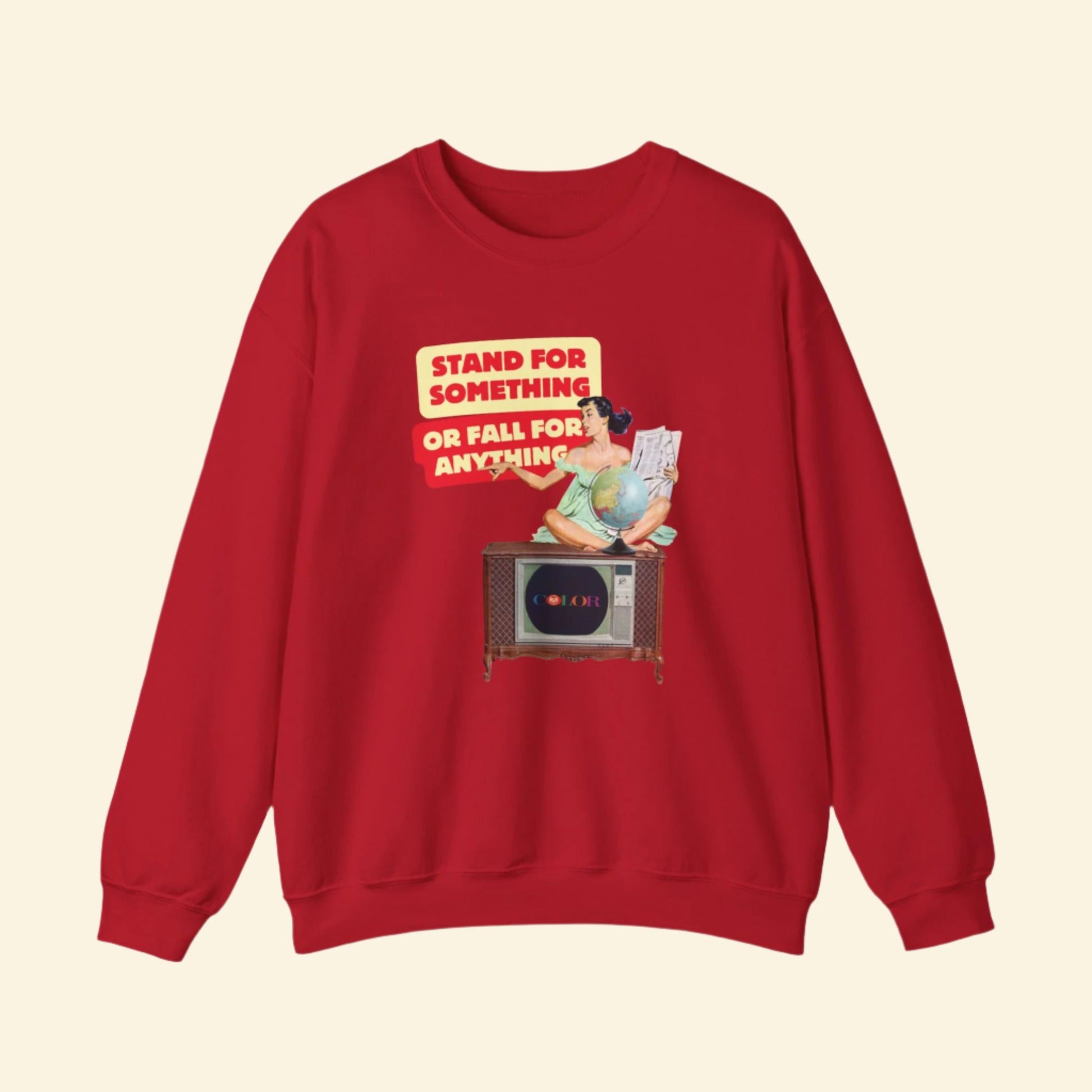 Stand for Something Crewneck Sweatshirt - Unisex Heavy Blend™