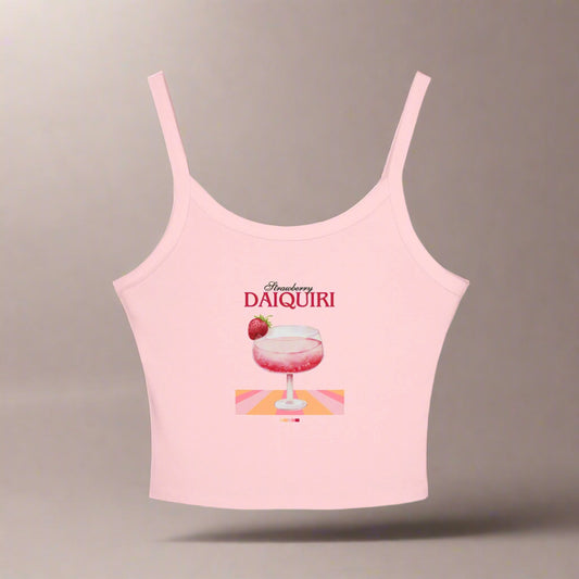 Strawberry Daiquiri Women's Tank Top - Perfect for Summer Parties & Vacations