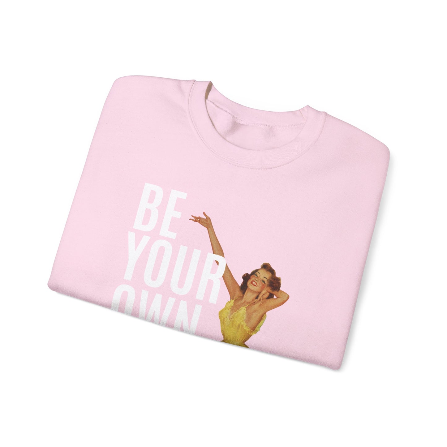 Be Your Own Muse Crewneck Sweatshirt - Inspirational Vintage Design