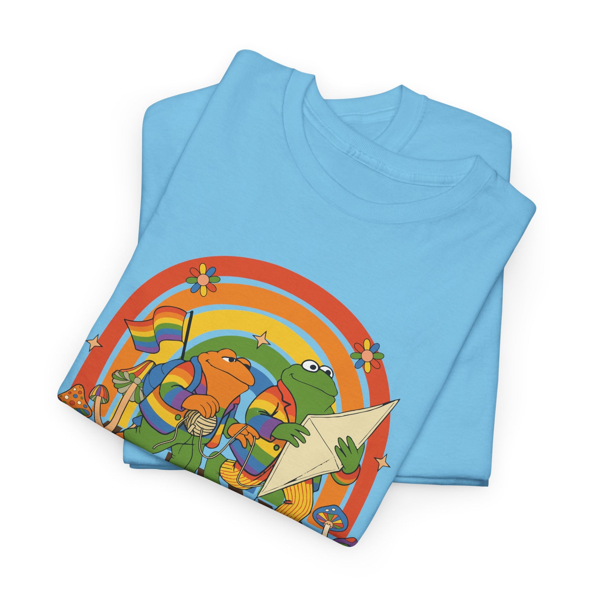 Unisex Gay Rights Tee, Frog and Toad Pride Shirt, LGBTQ+ Statement