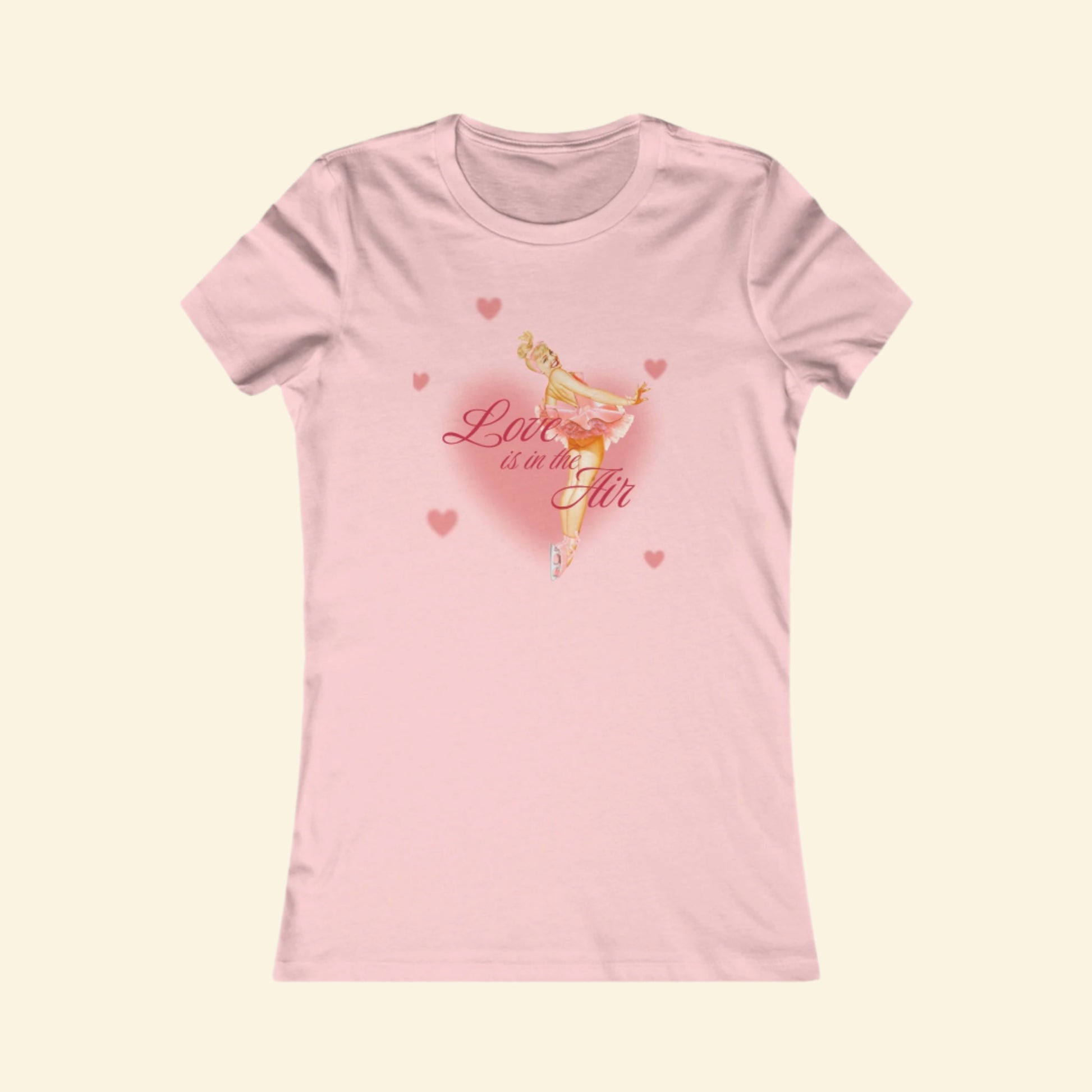 Ballet-Themed Women's Favorite Tee - 'Love is in the Air'