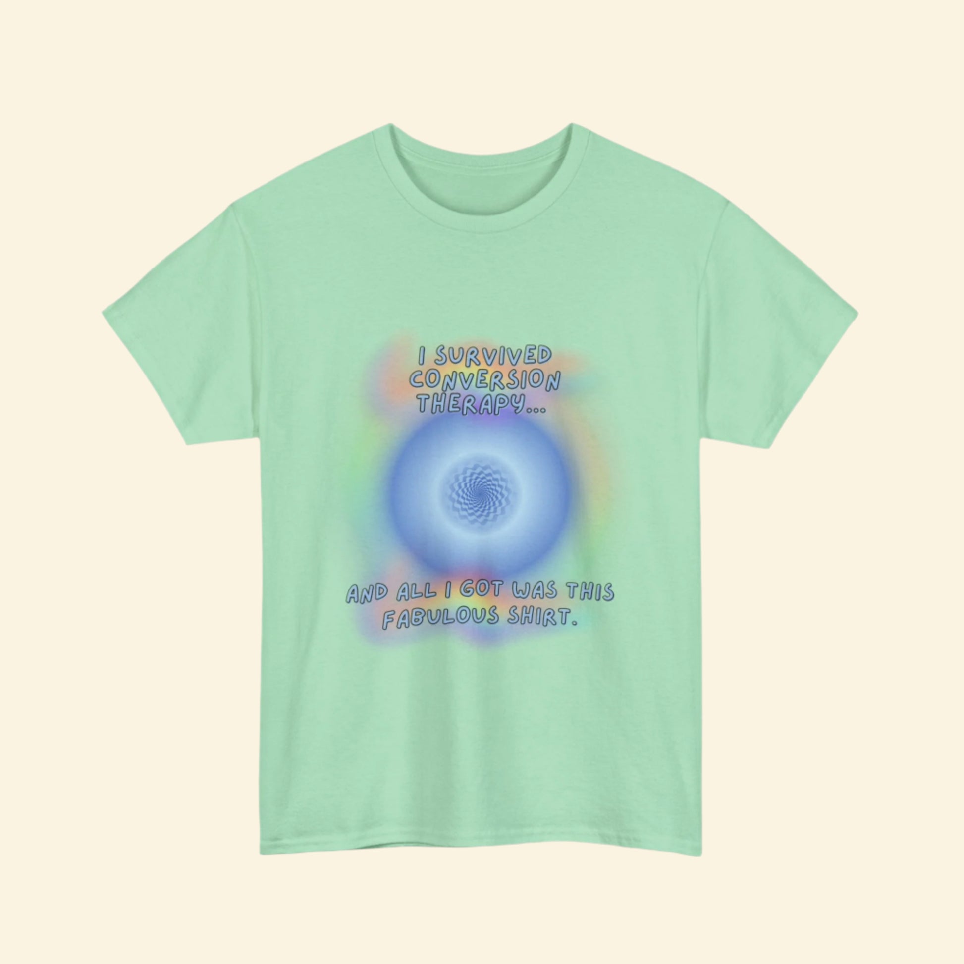I Survived Conversion Therapy, Humor LGBTQ Graphic T-Shirt