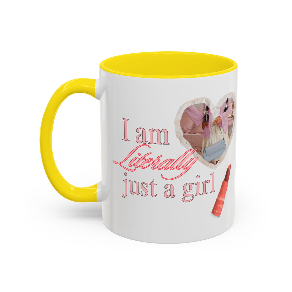 Stylish Pink Bow Accent Coffee Mug - Perfect Gift for Girly Vibes