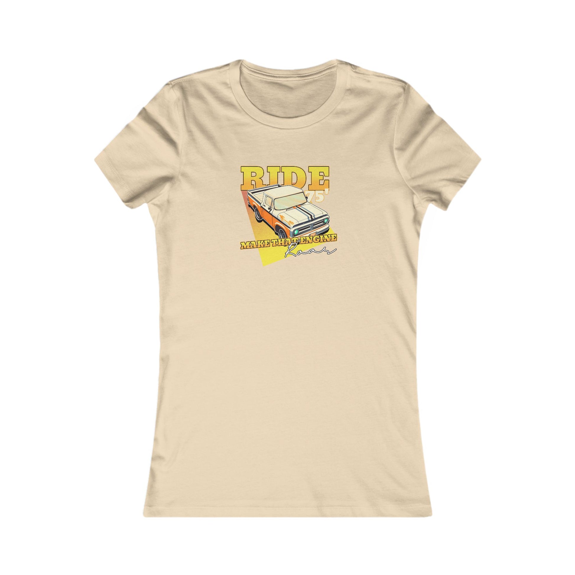 Ride Women's Favorite Tee – Vintage Car Graphic T-Shirt for Car Enthusiasts