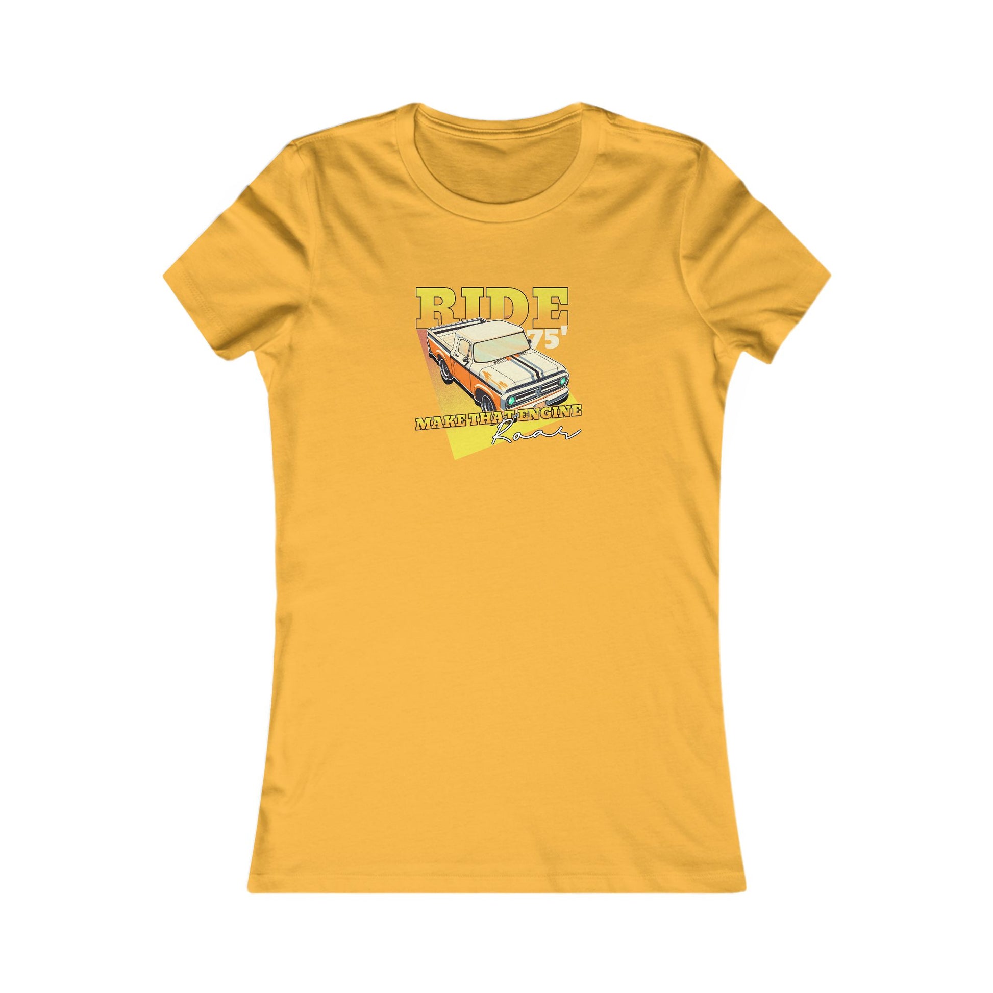 Ride Women's Favorite Tee – Vintage Car Graphic T-Shirt for Car Enthusiasts