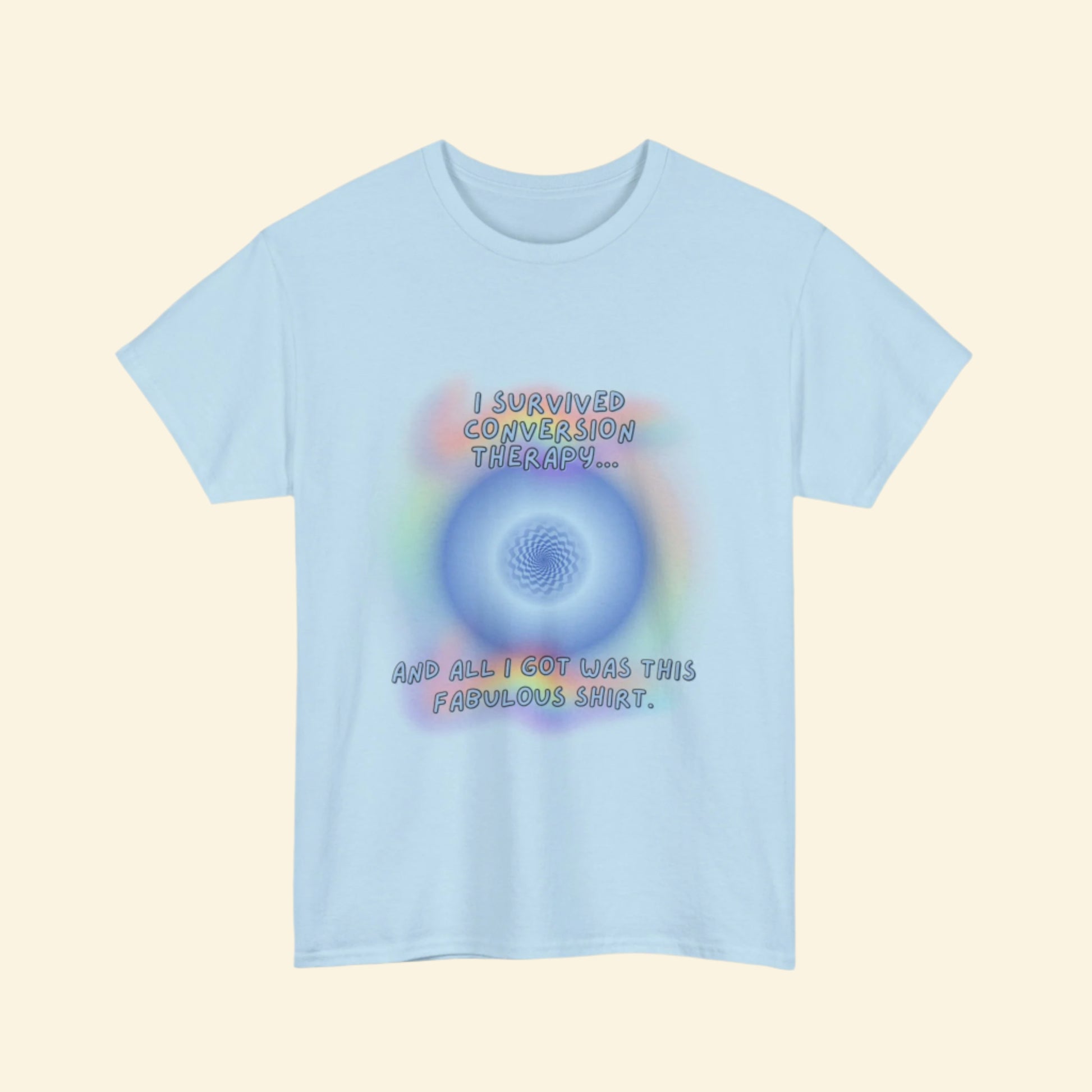I Survived Conversion Therapy, Humor LGBTQ Graphic T-Shirt