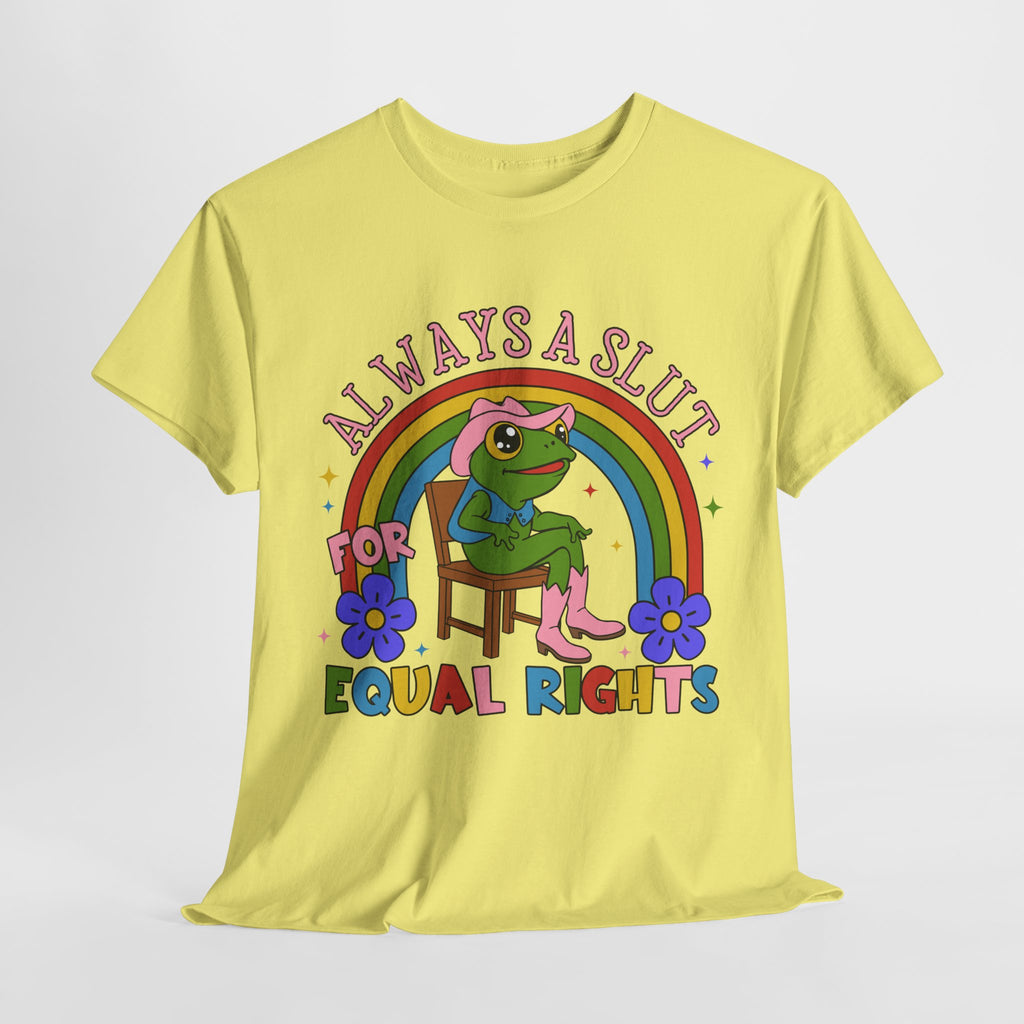 Pride Statement Tee, Gender Equality Shirt, LGBTQ+ Apparel, Unisex Heavy Cotton Tee