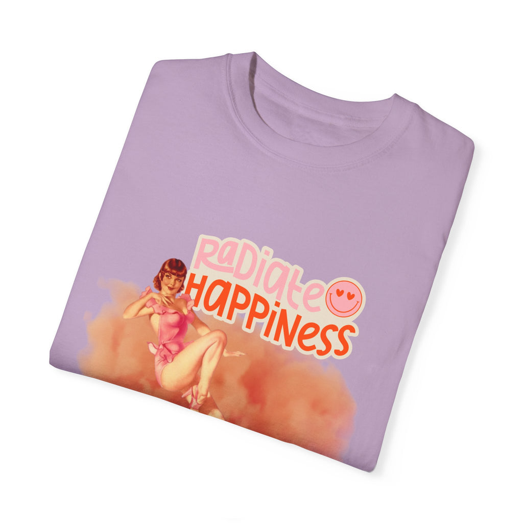 Radiate Happiness Unisex Garment-Dyed T-Shirt