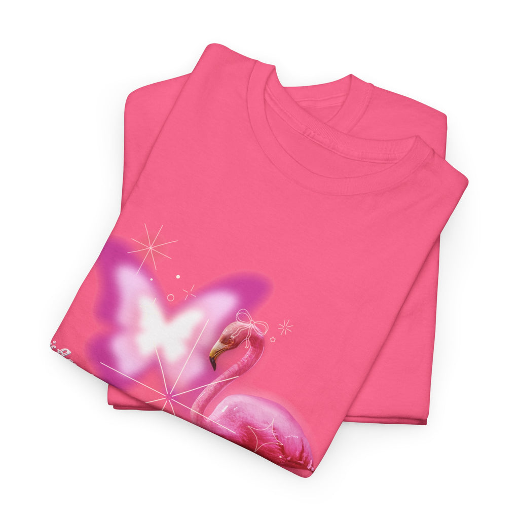 Pink Flamboyant Flamingo, LGBTQ+ Empowering Soft Unisex T-Shirt