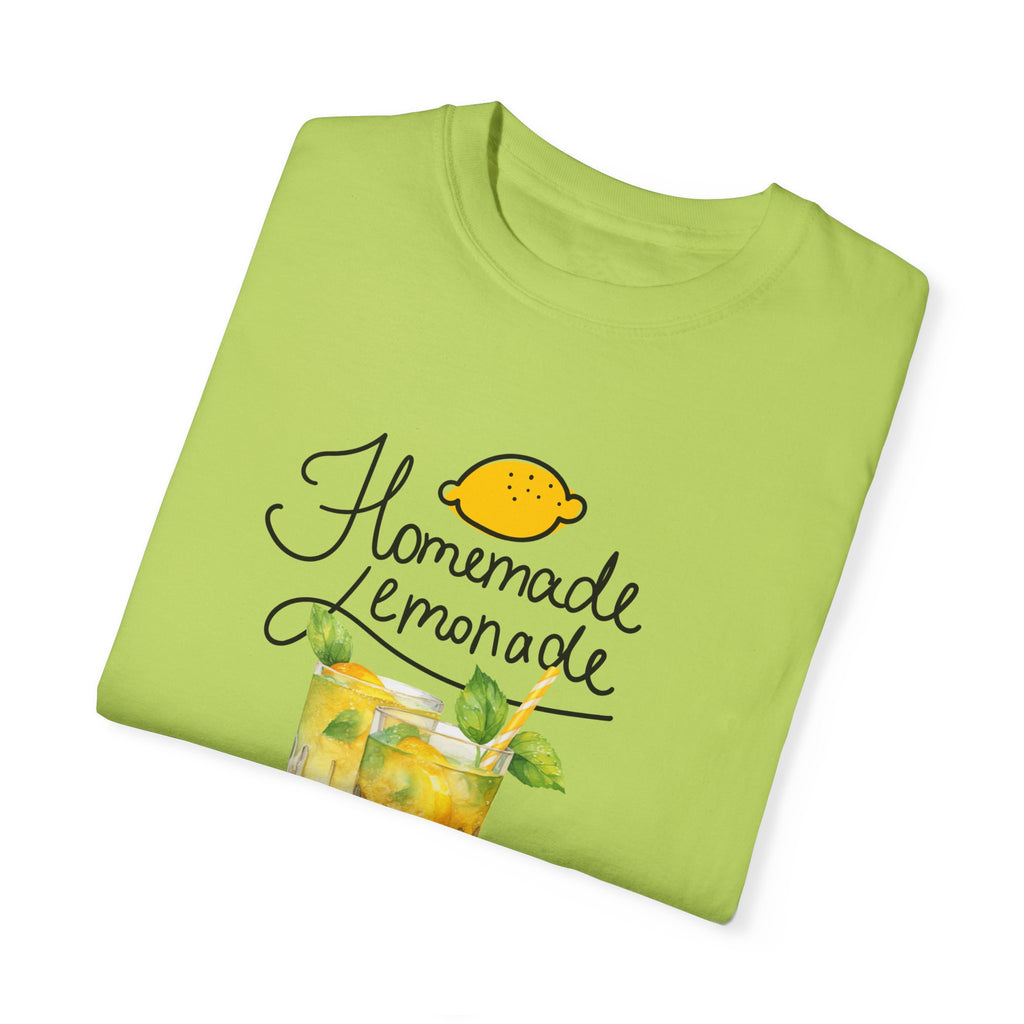 Homemade Lemonade Unisex Garment-Dyed T-Shirt for Summer Vibes