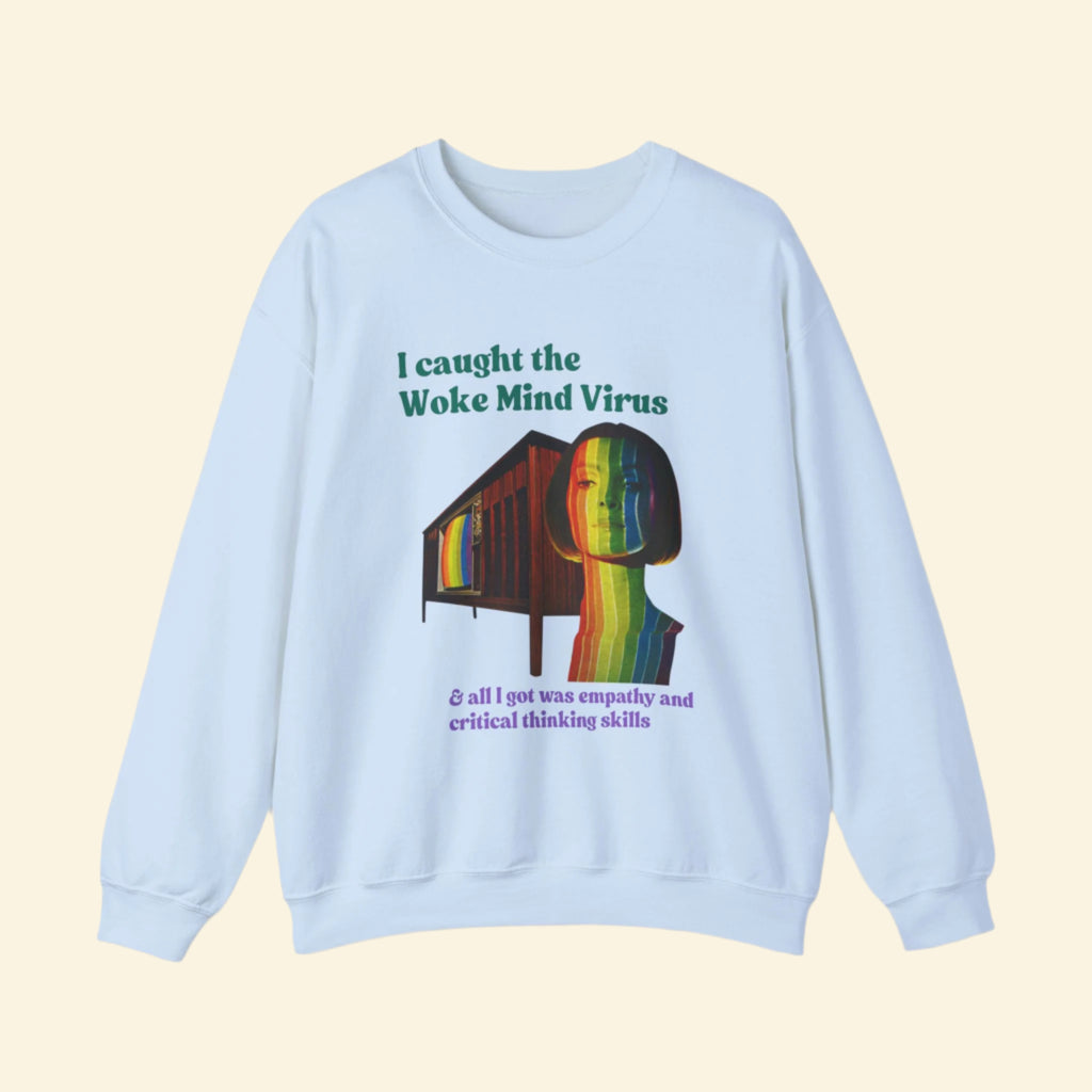 Woke Mind Virus- Empathy- Crewneck Sweatshirt - Unisex Heavy Blend™
