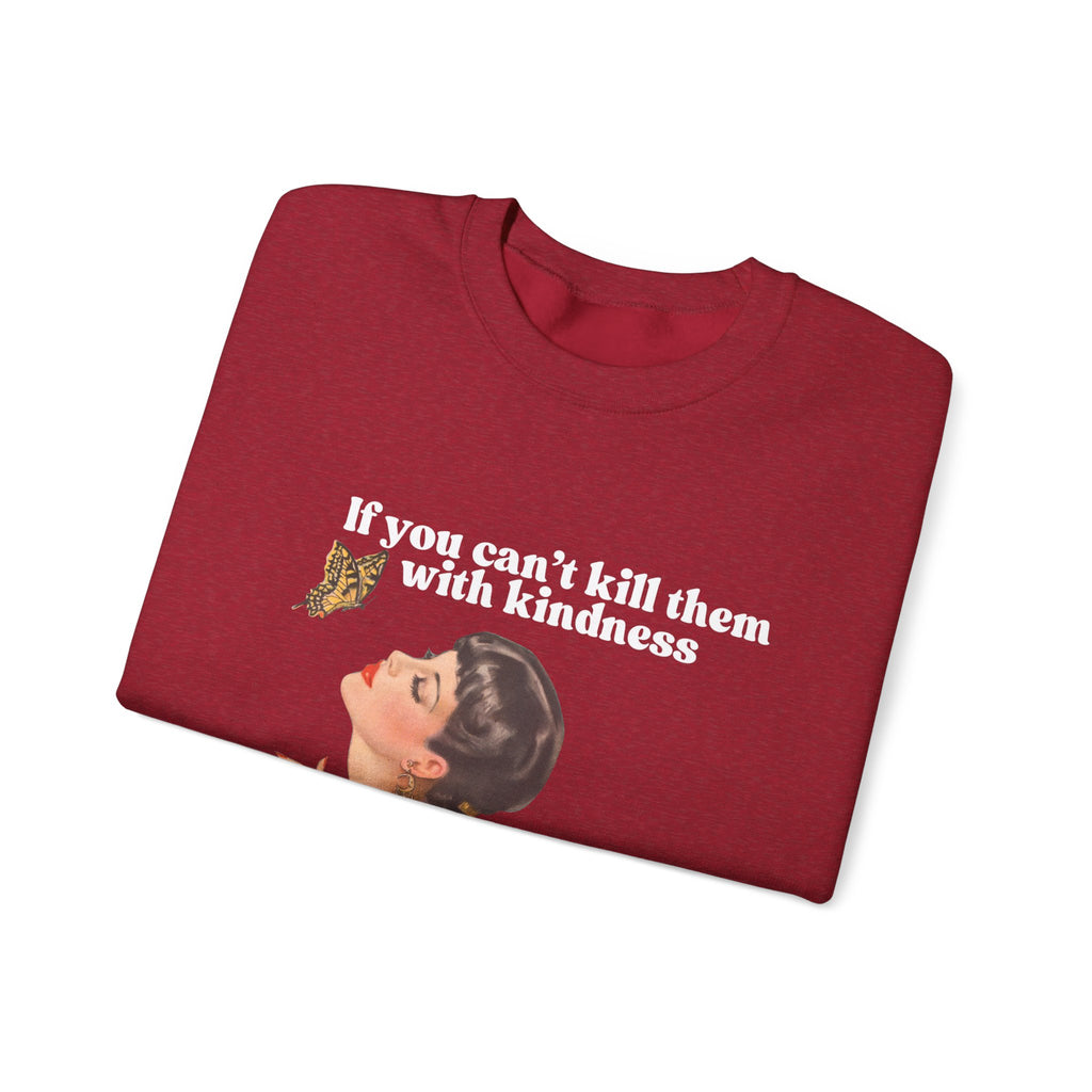 Vintage-Inspired Kindness Sweatshirt - Unisex Heavy Blend™ Crewneck