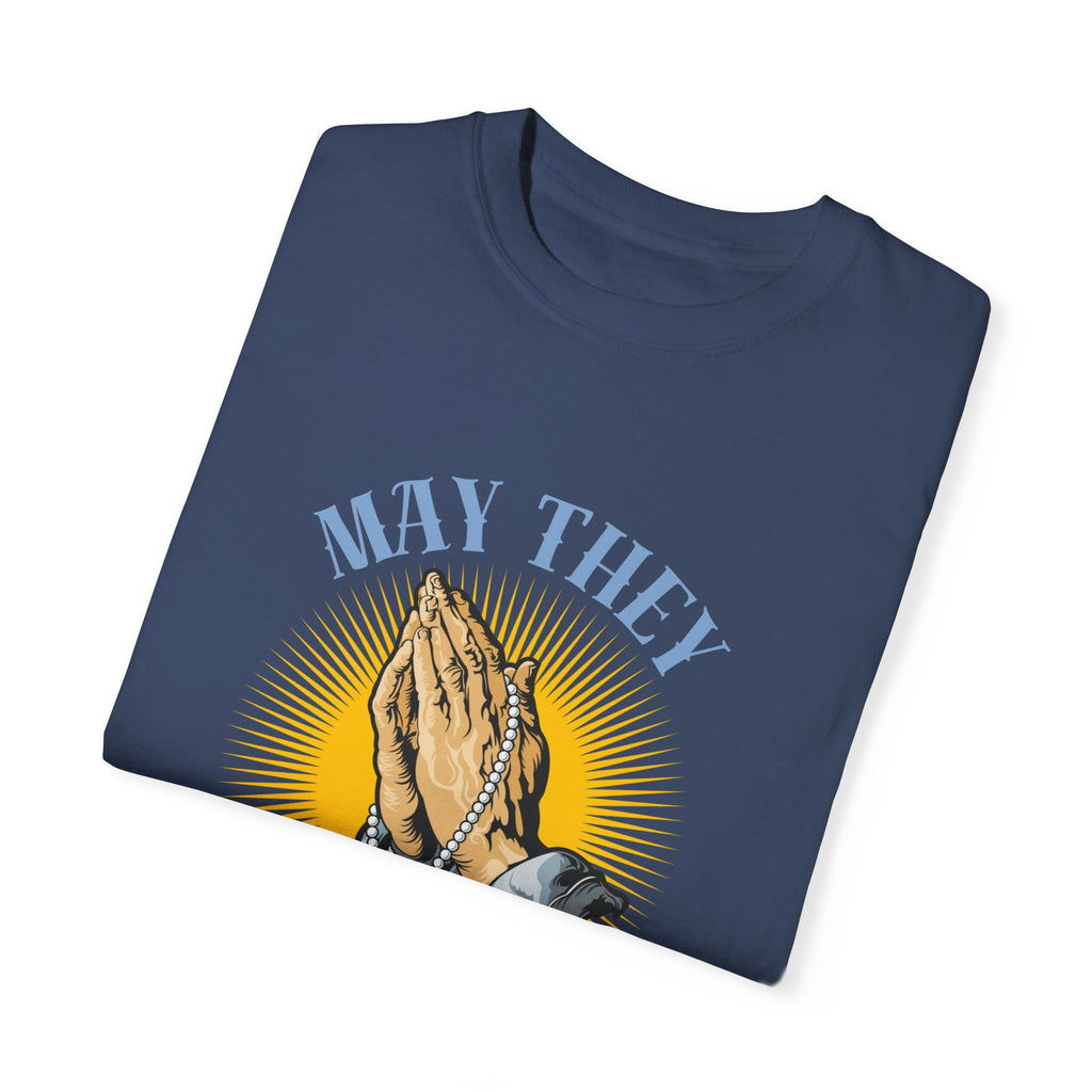 Praying Hands T-shirt - May They Burn in Hell Graphic Tee
