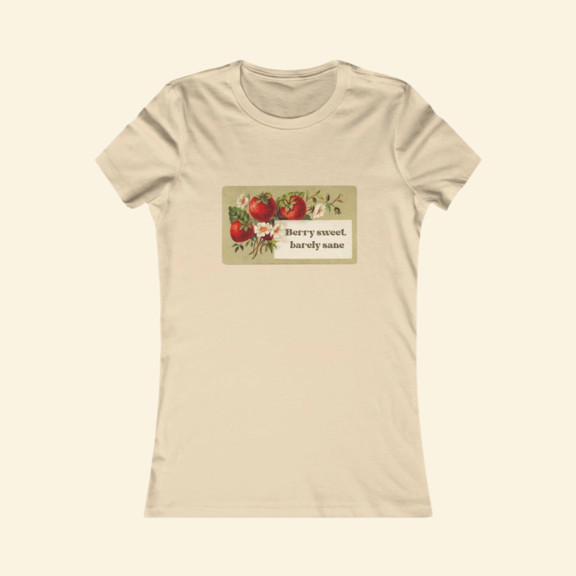 Berry Sweet Women's Favorite Tee - Vintage Floral Design