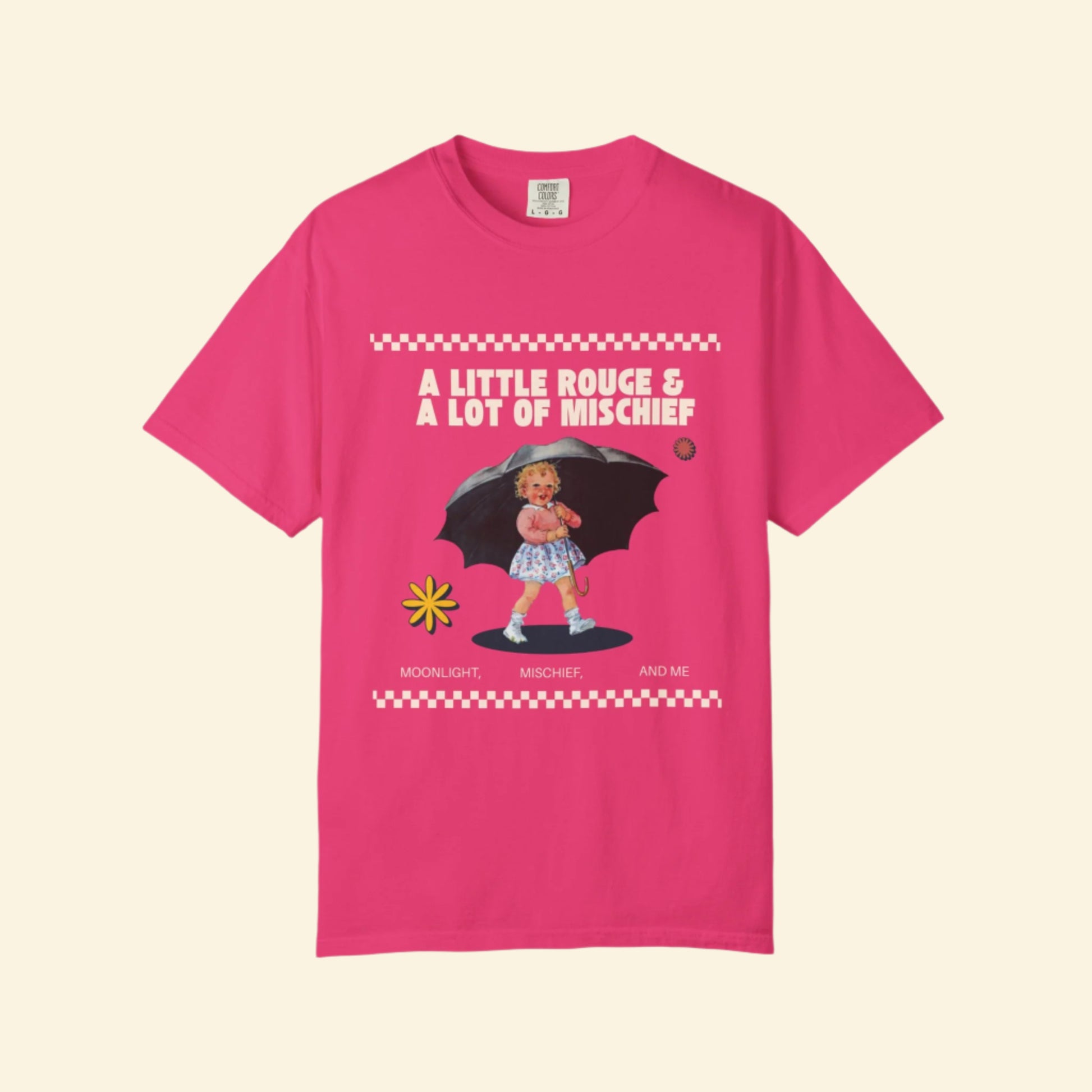 Whimsical Mischief T-Shirt, Vintage Unisex Graphic Tee,